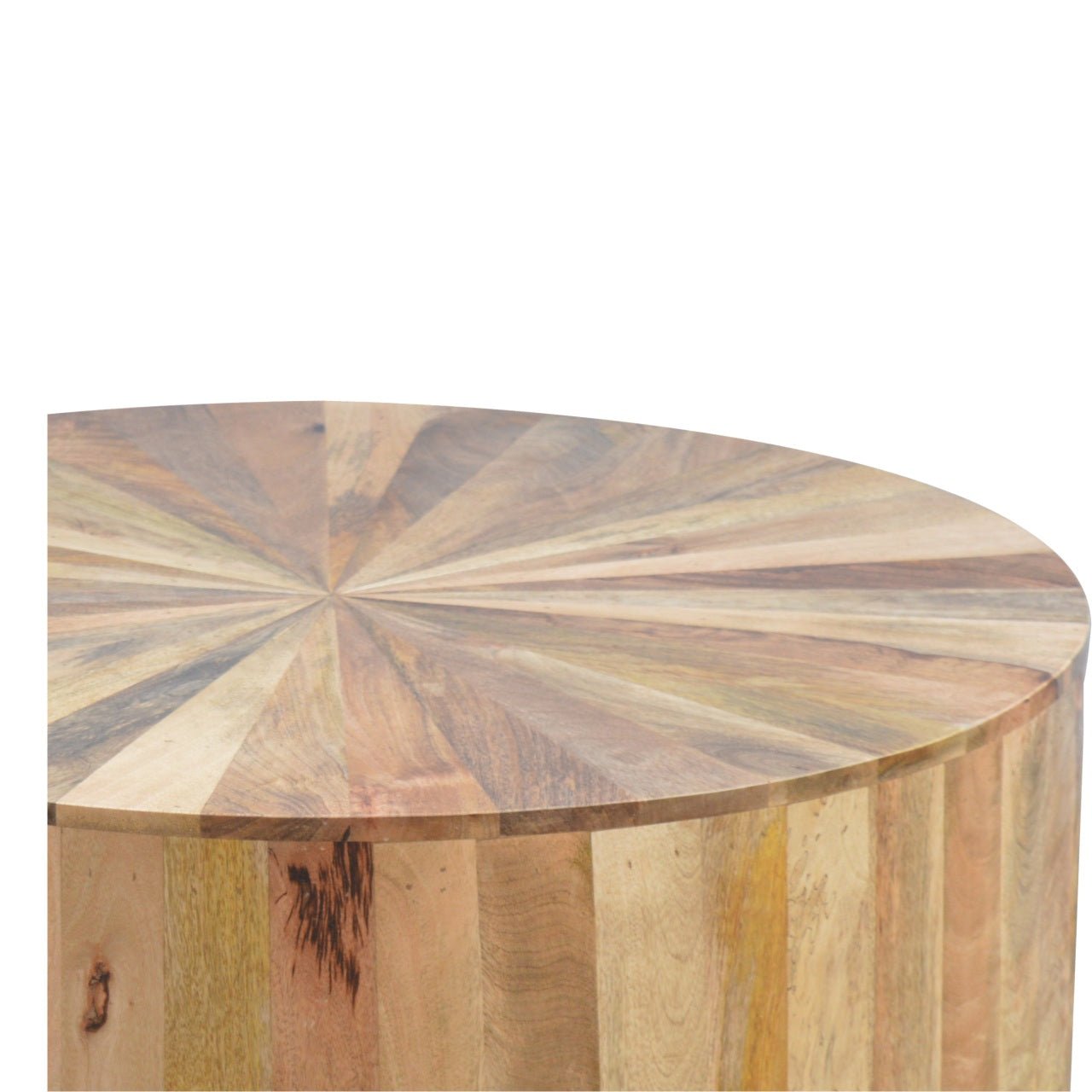 Round Wooden Coffee Table - Coffee Tables