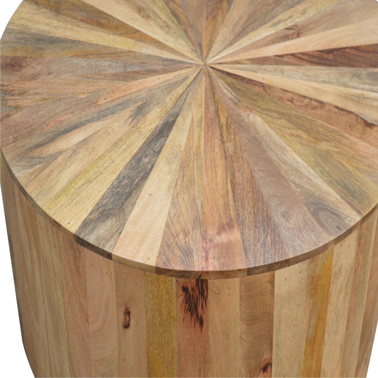 Round Wooden Coffee Table - Coffee Tables