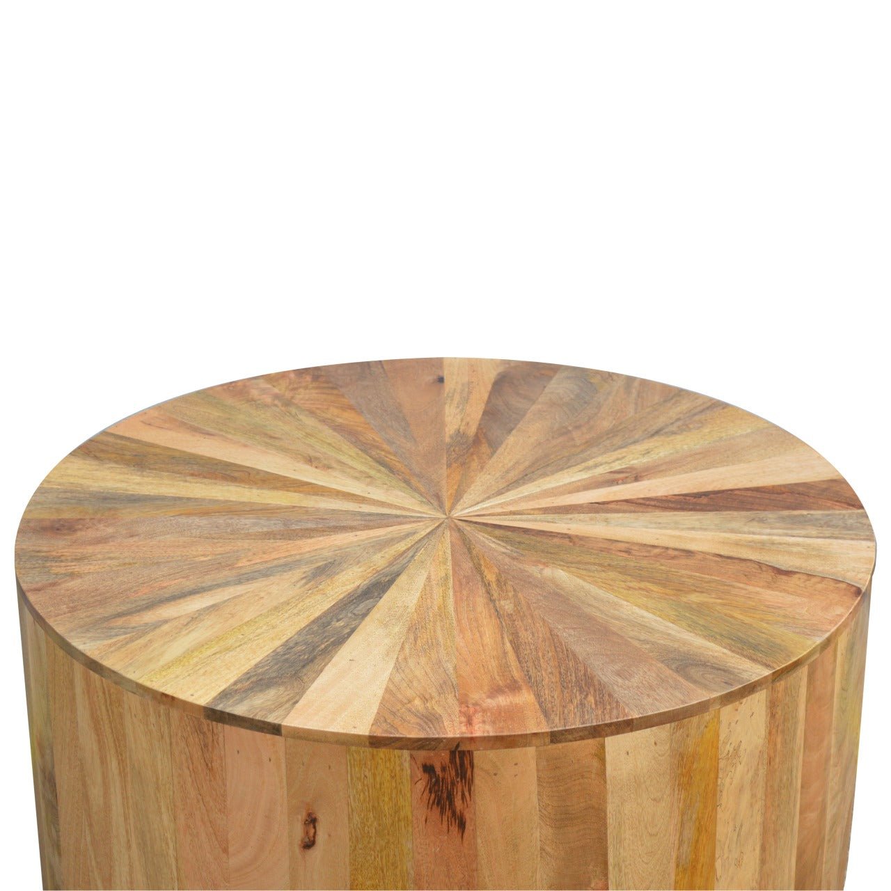 Round Wooden Coffee Table - Coffee Tables