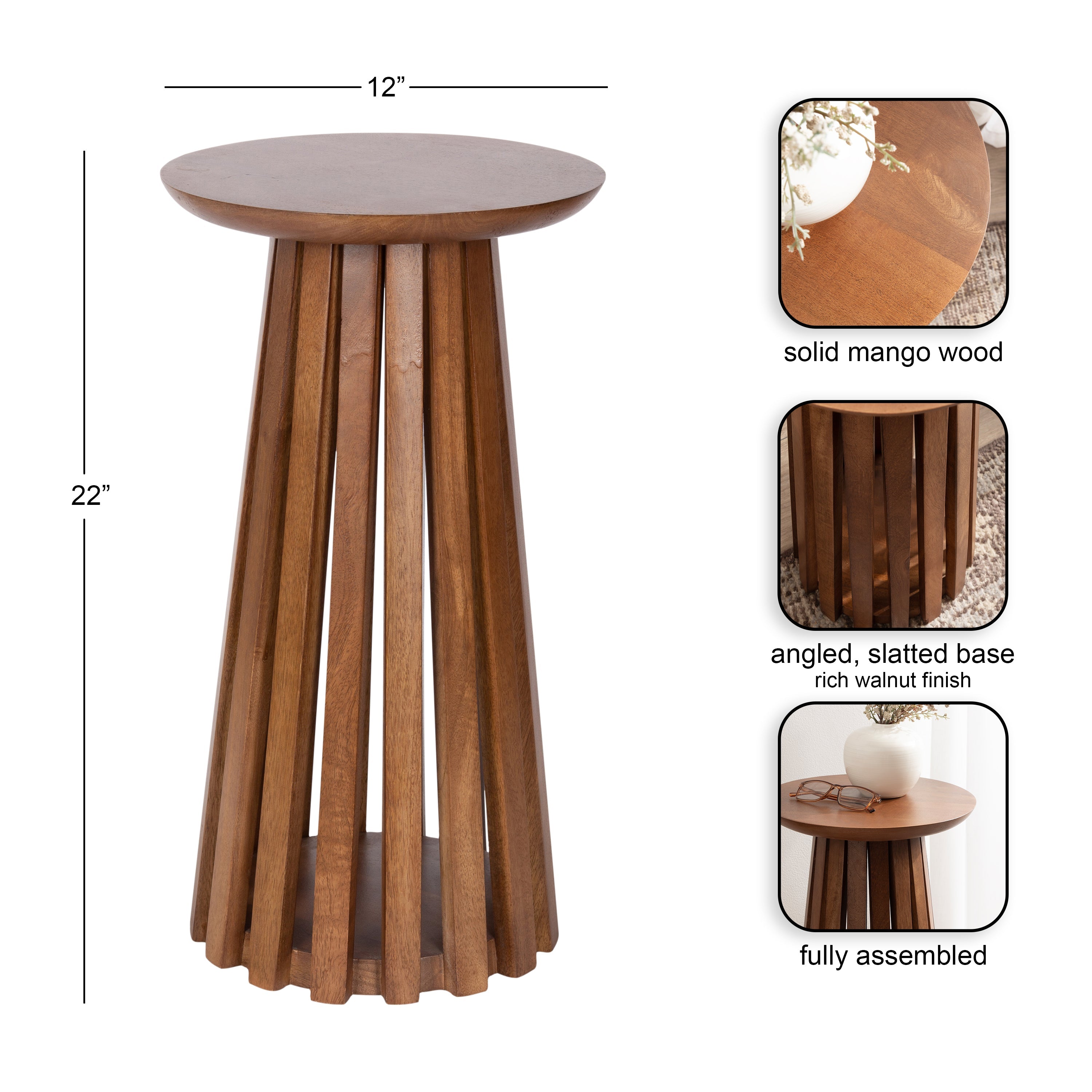 Klarc Round Drink Table