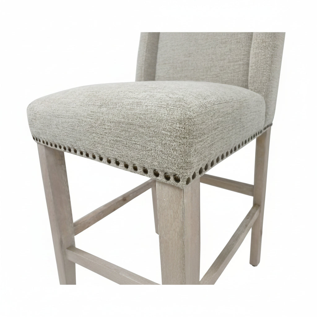 Laurant Upholstered 24 In Counter Stool, Set of 2