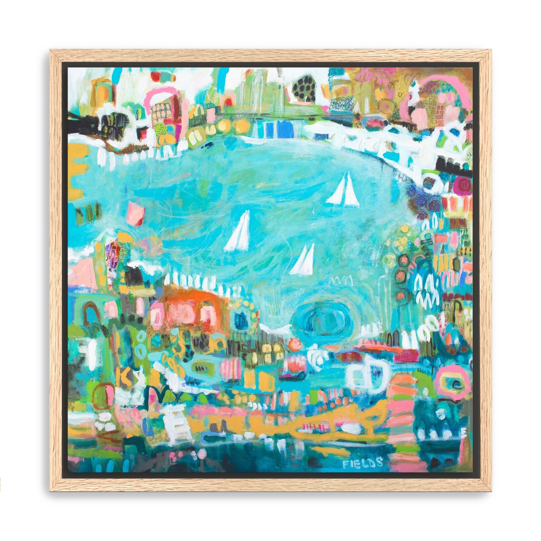 Sailboats Canvas Giclee - Canvas Wall Art