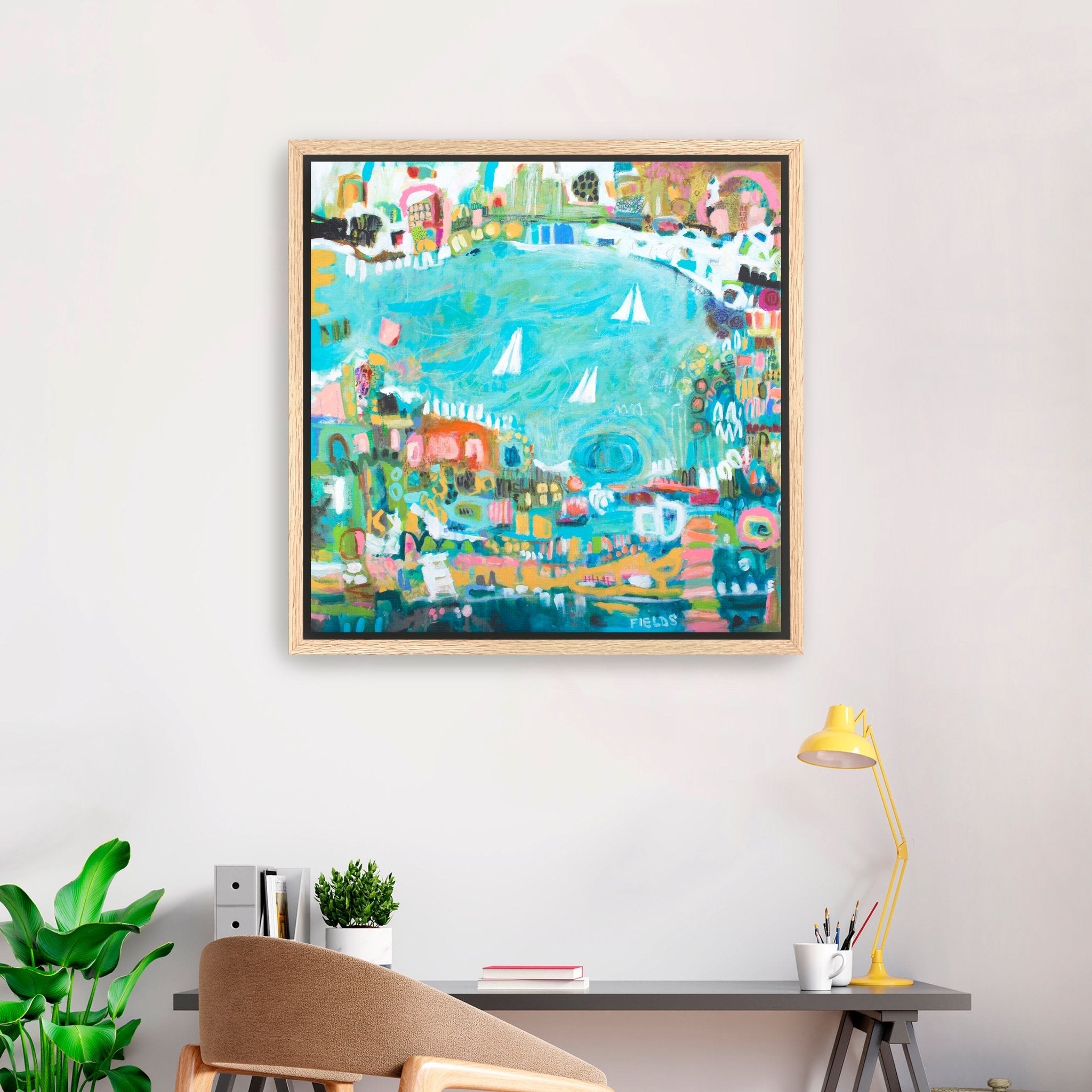 Sailboats Canvas Giclee - Canvas Wall Art