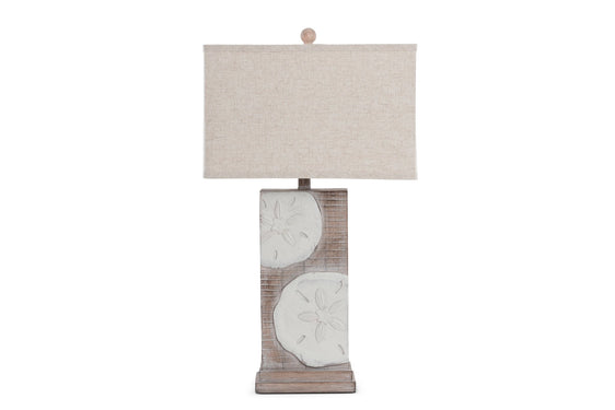 Sand Dollar 30" Poly Table Lamp, (Set of 2) - Table Lamps
