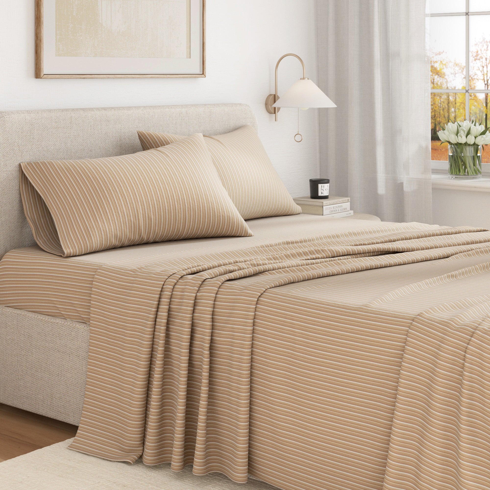 100% Turkish Cotton Plaid Flannel Sheet Sets
