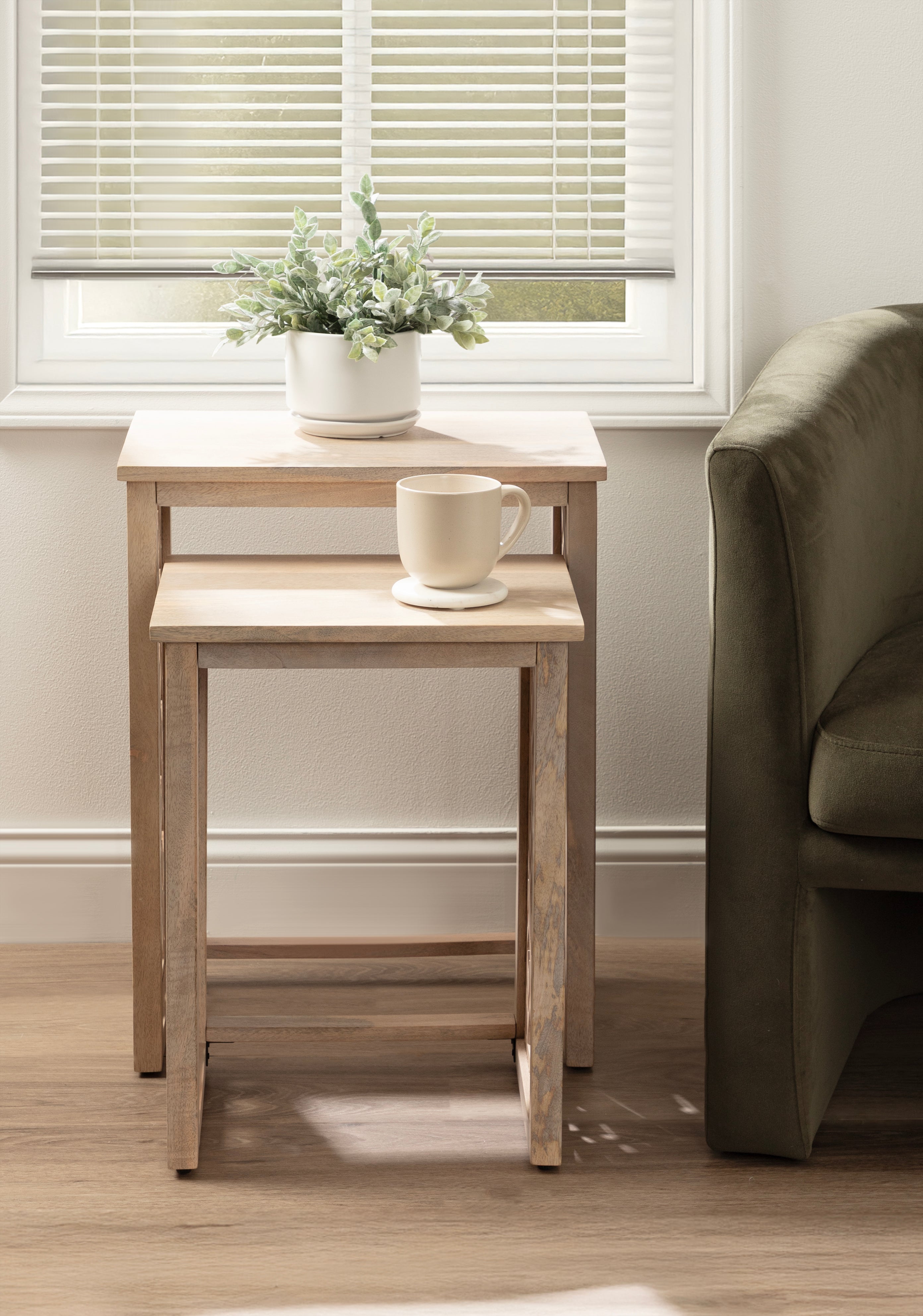 Karni Wooden Nesting Tables