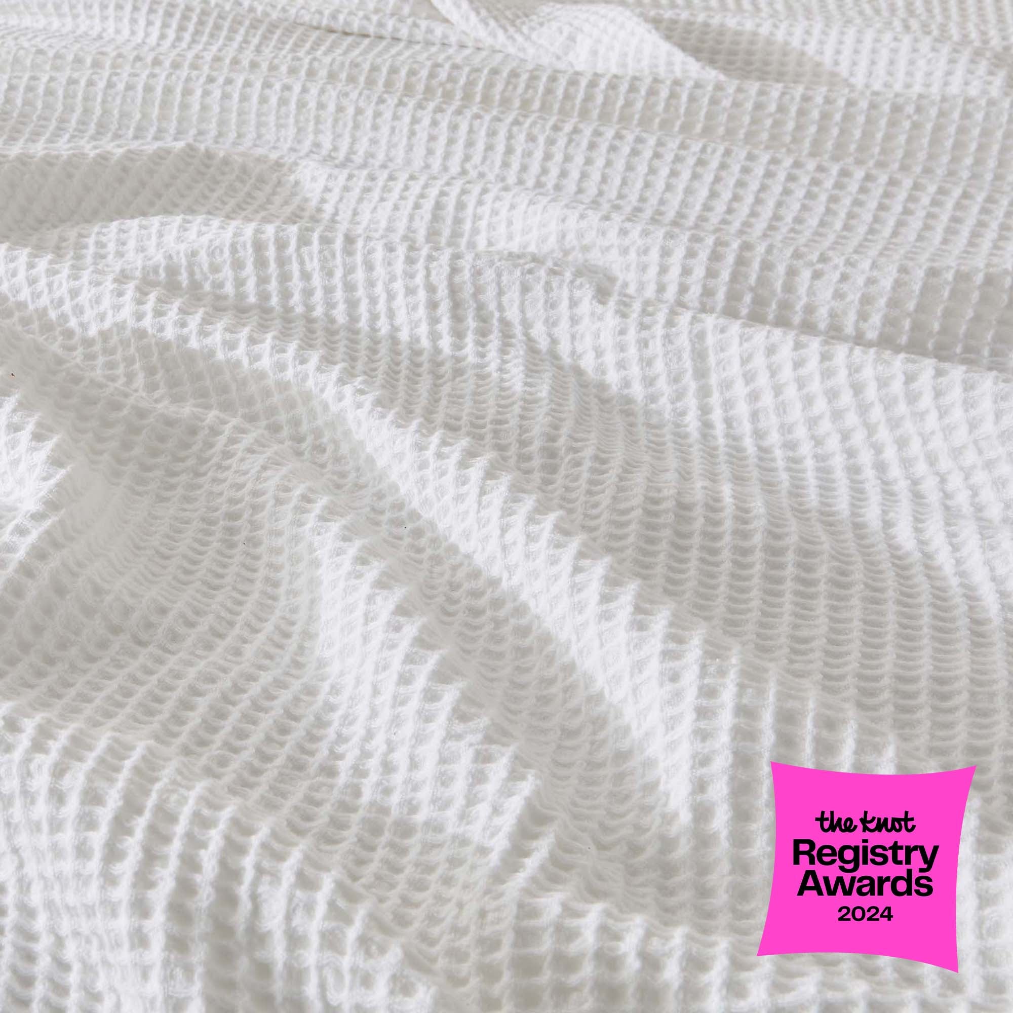 100% Cotton Waffle Weave Blanket
