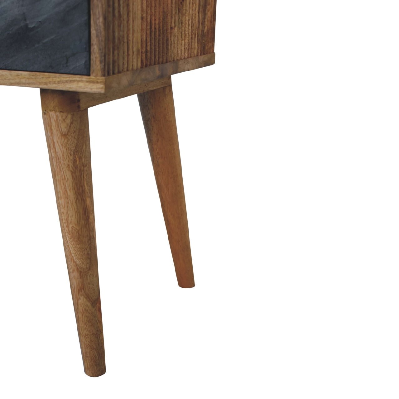 Solid Wood Beside with 2 Drawers - Nightstands