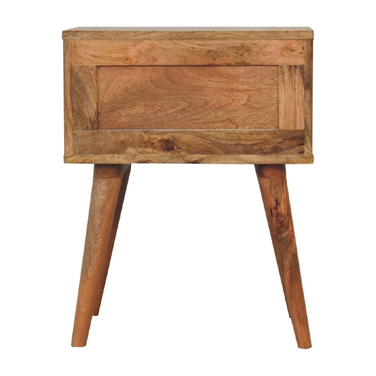 Solid Wood Beside with 2 Drawers - Nightstands