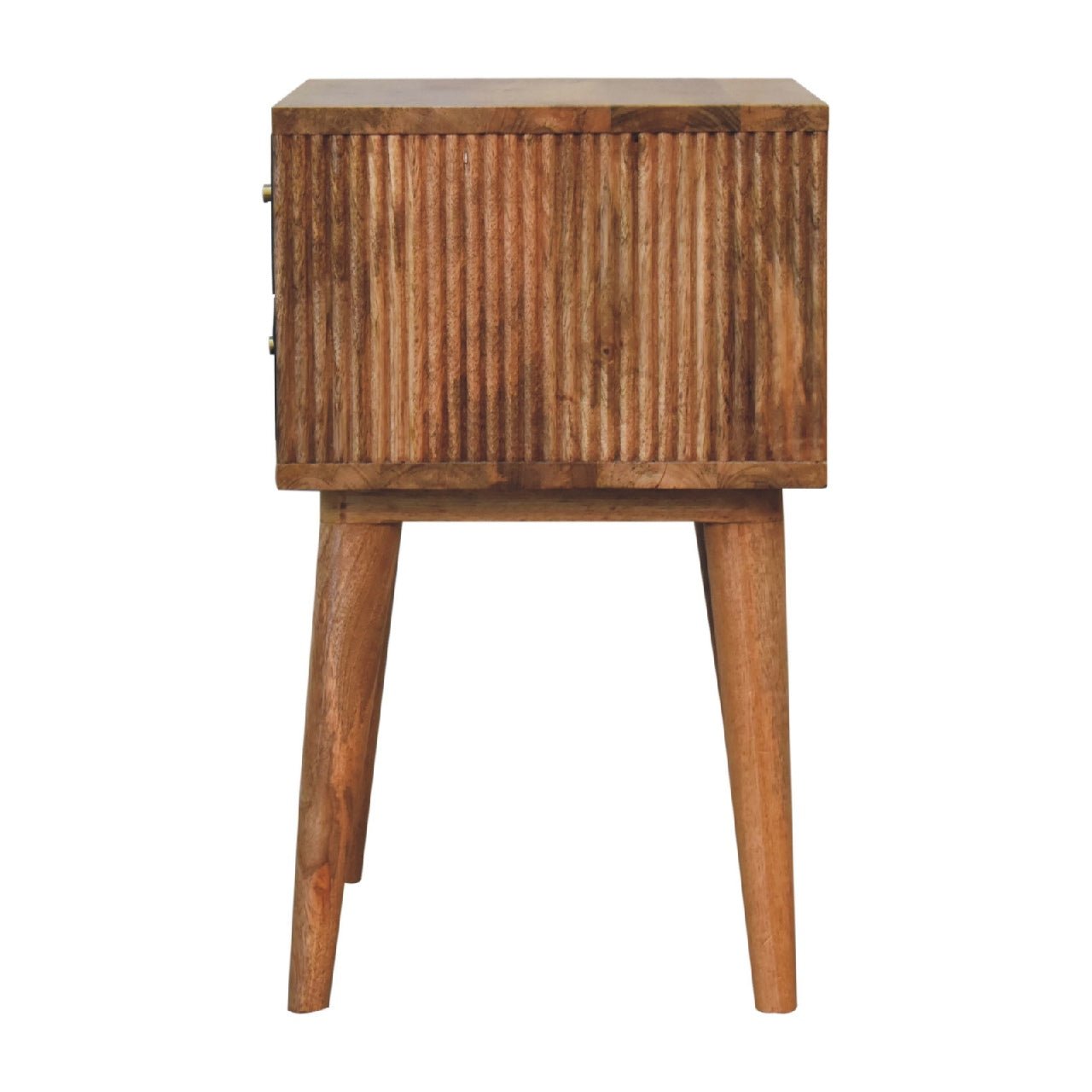 Solid Wood Beside with 2 Drawers - Nightstands