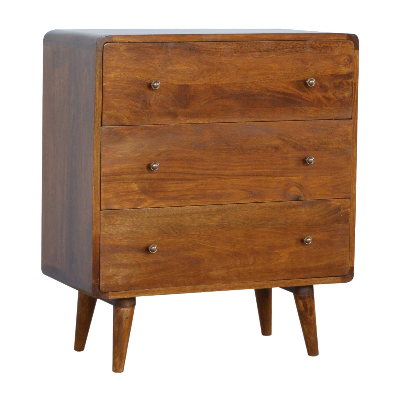 Solid Wood Chest with 3 Drawers - Dressers