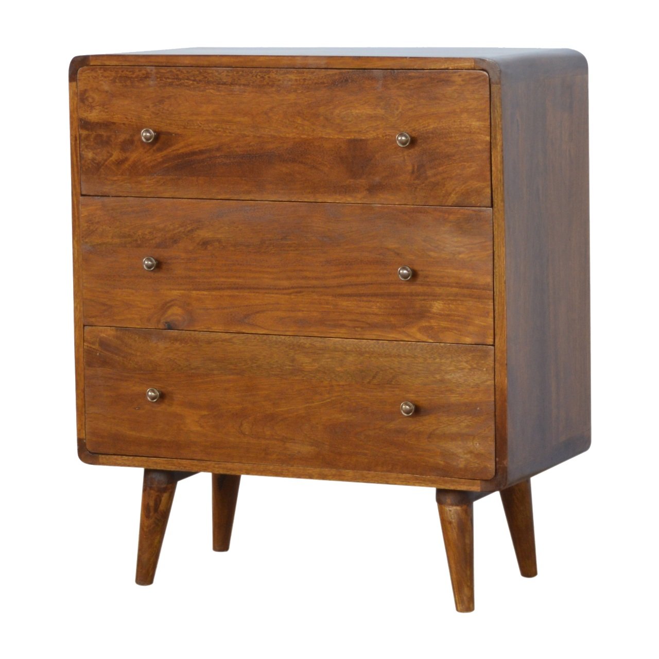 Solid Wood Chest with 3 Drawers - Dressers