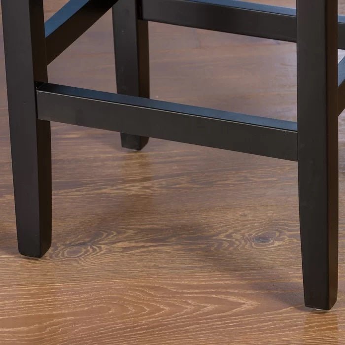 Soltique Backless Dining Counter Stool with Leather Upholstered and Nailhead Trim, Set of 2 - Counter Stools