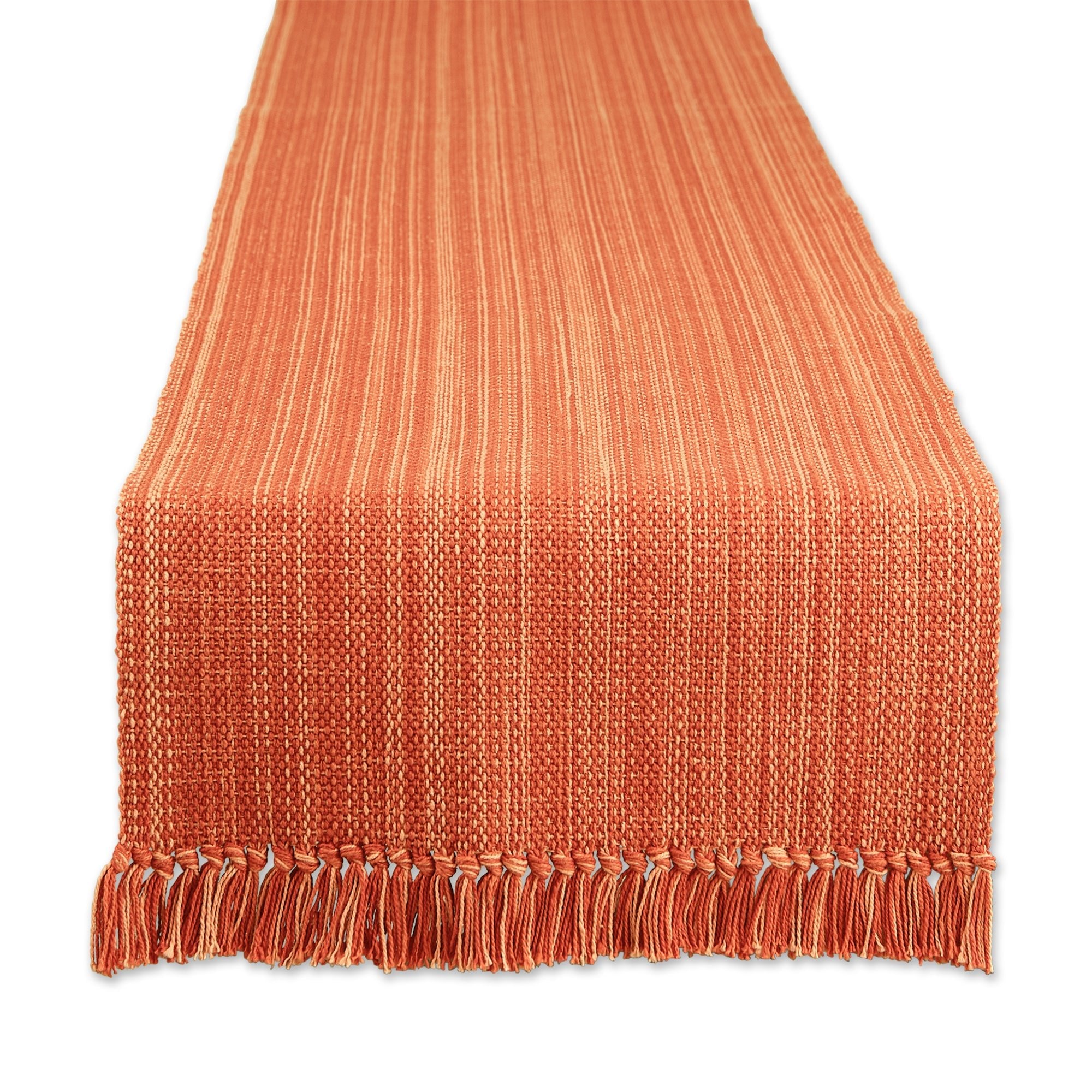 Spice Variegated Fringe Table Runner 13X108 - Table Runners