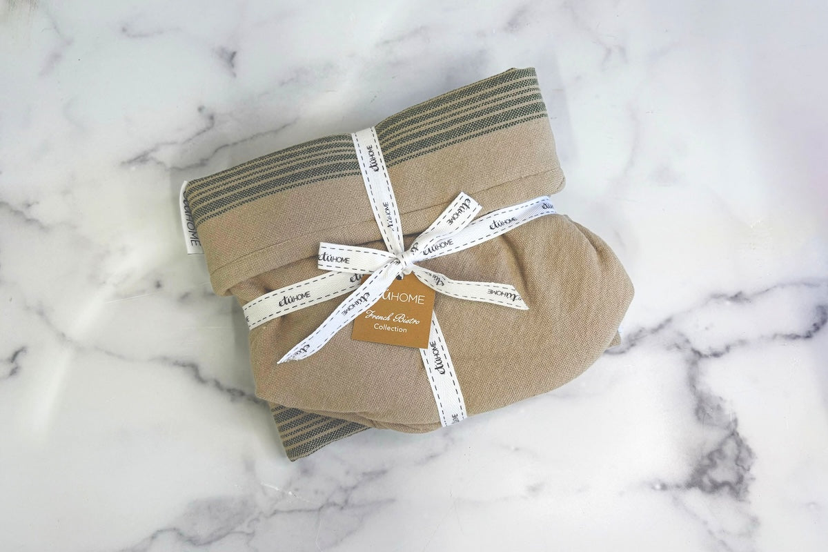 Vintage Stripe Bistro Bag, Set of 2
