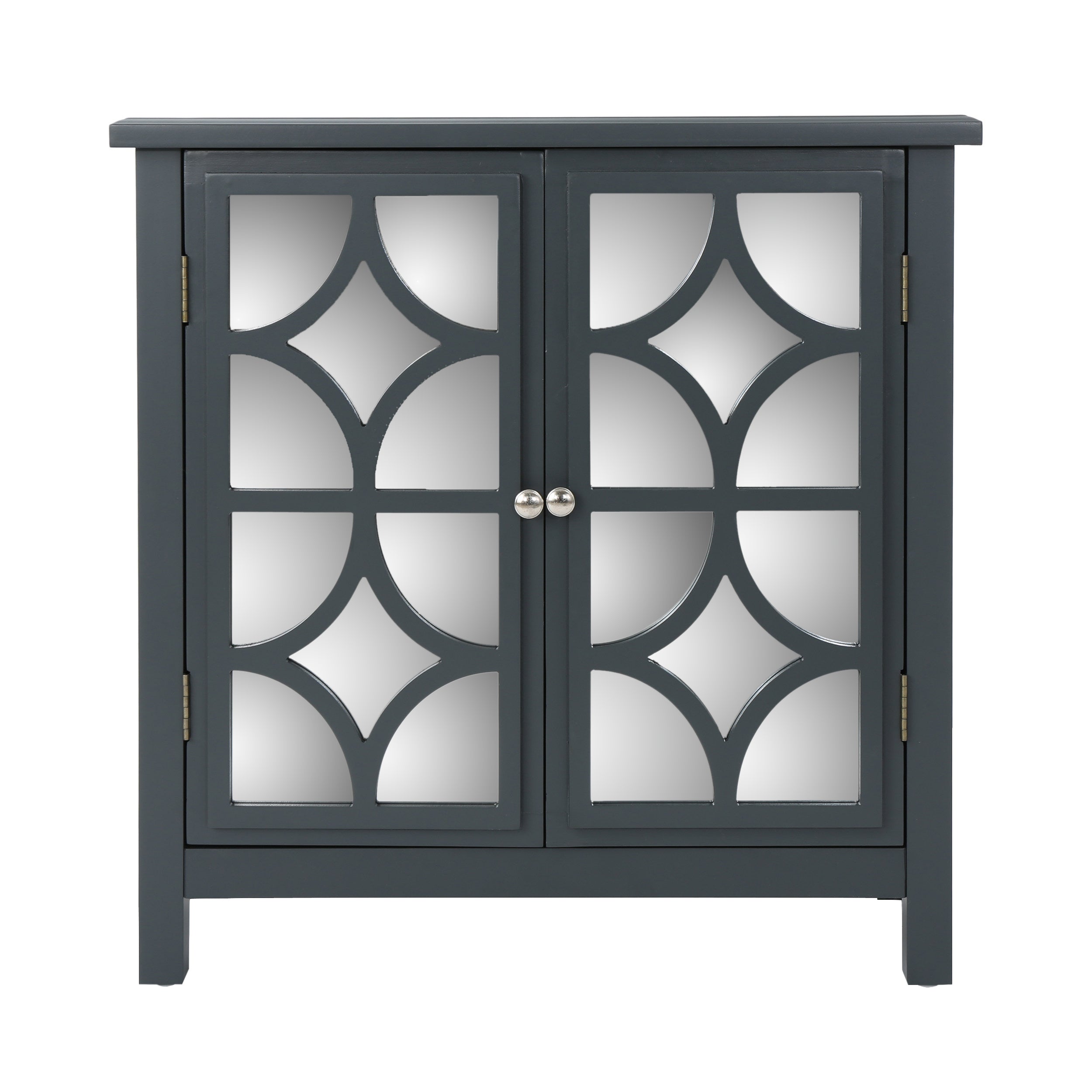 Firwood Mirror Finished Double Door Cabinet