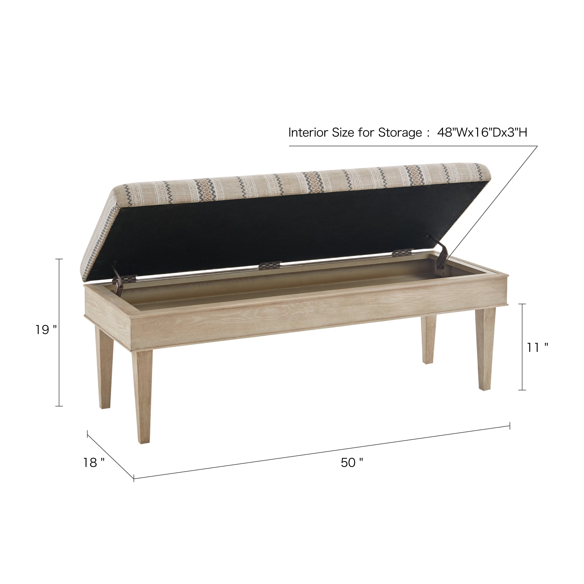 Storage Bench with Soft Close Lid - Benches