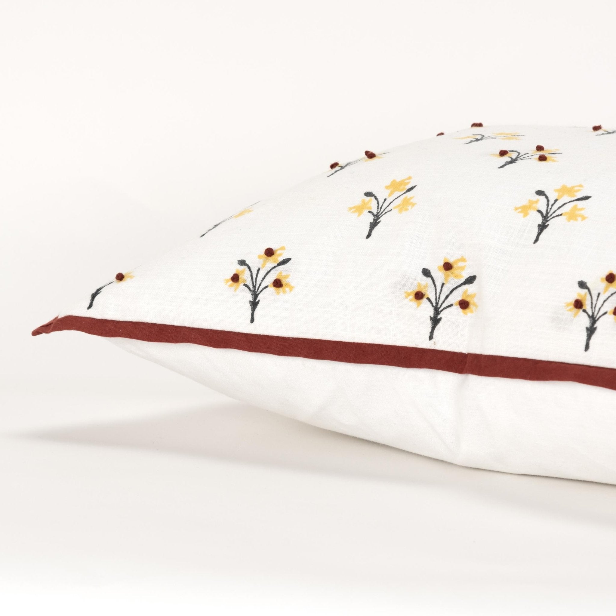 Sun Blossoms Square Pillow - Square Pillows