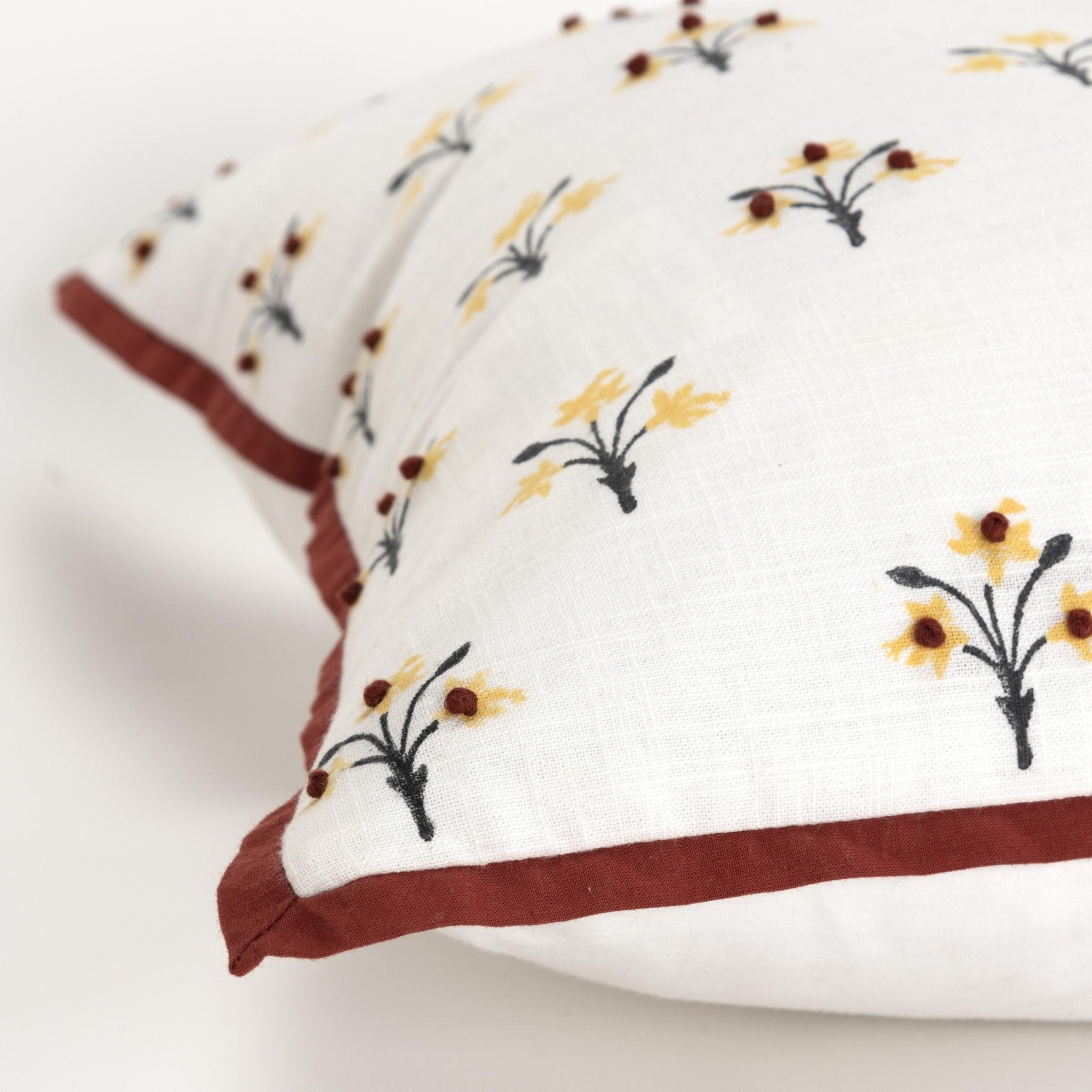 Sun Blossoms Square Pillow - Square Pillows