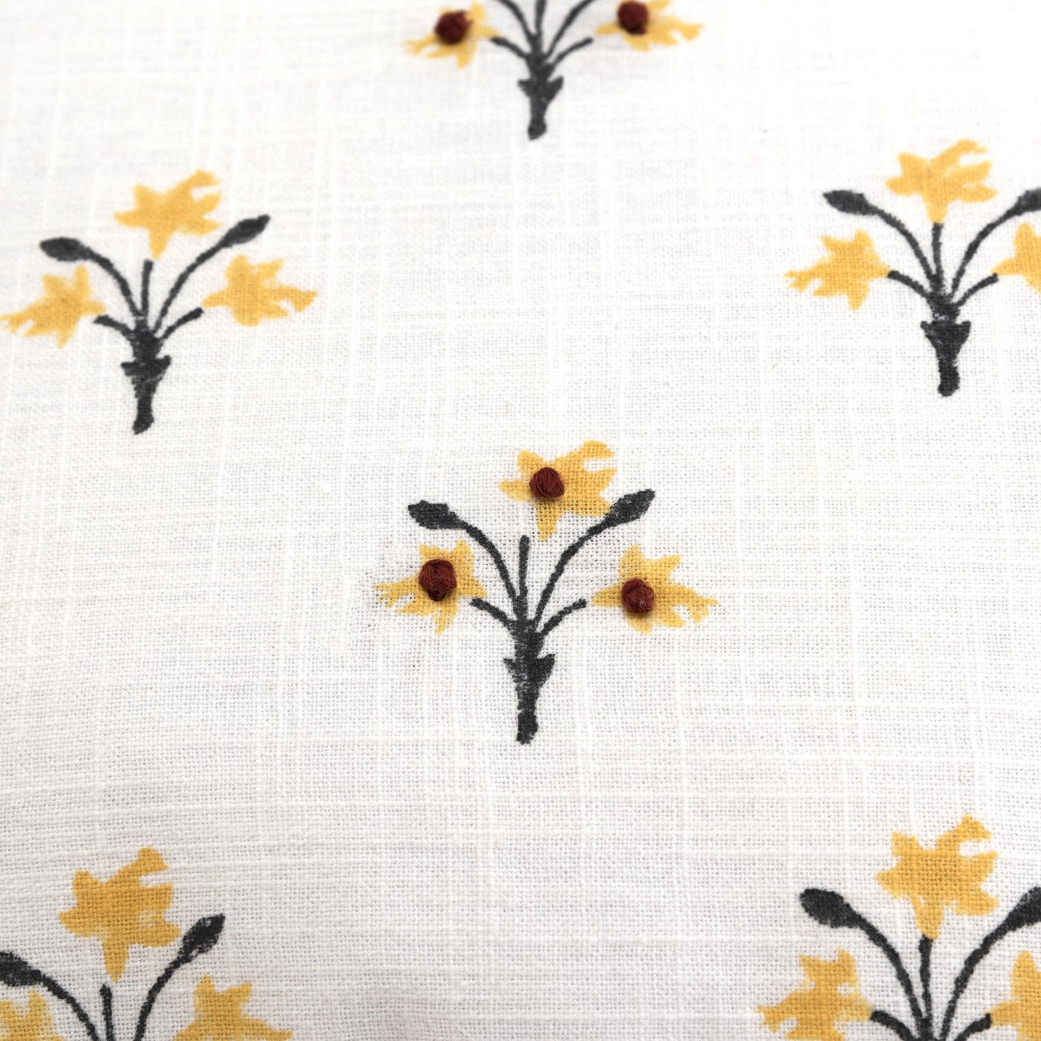 Sun Blossoms Square Pillow - Square Pillows