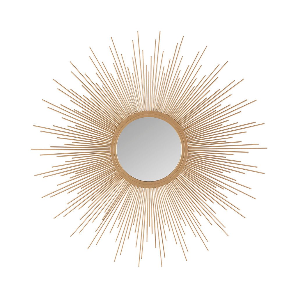 Sunburst Wall Decor Mirror with Metal Frame - Pier 1