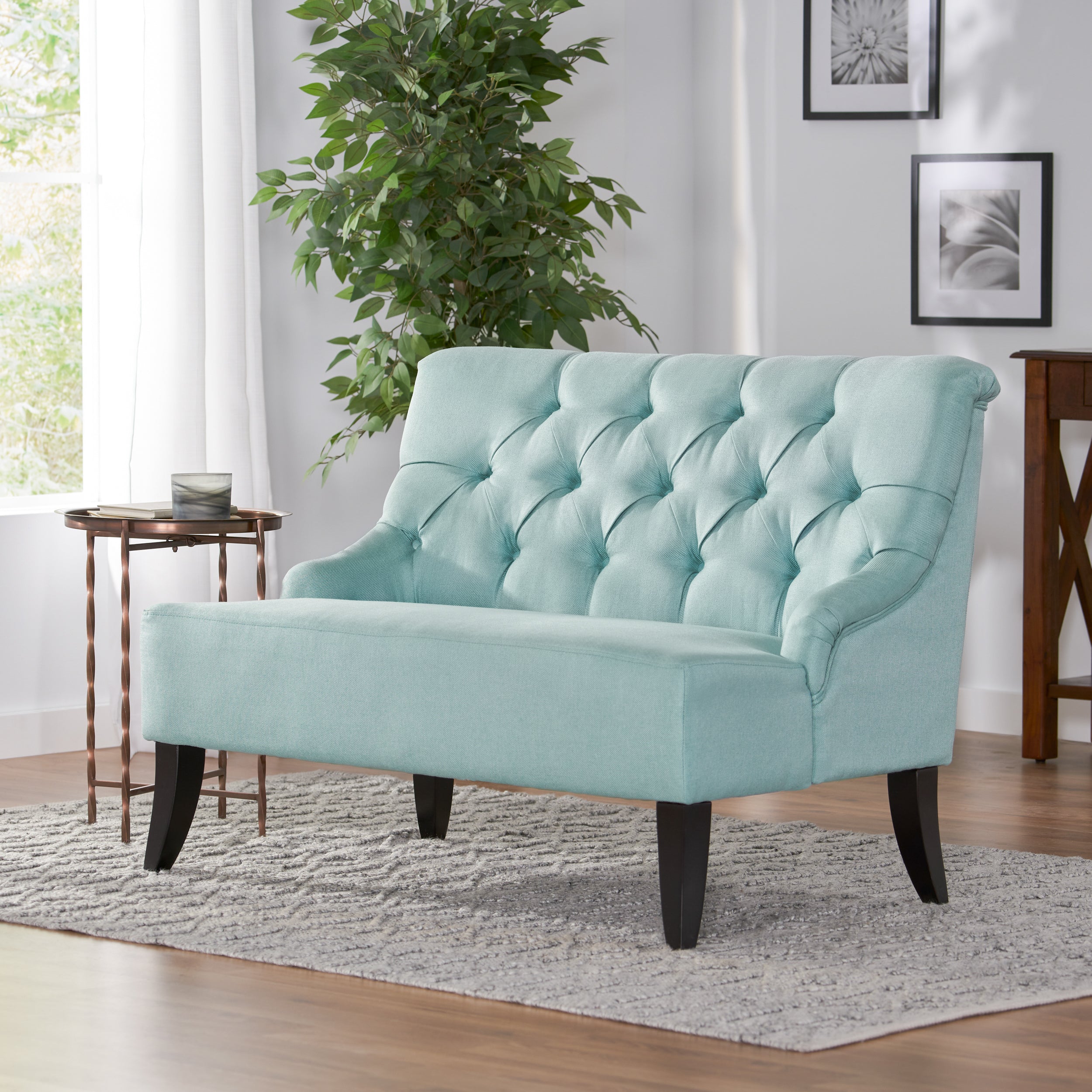 Nicole Button Tufted Settee
