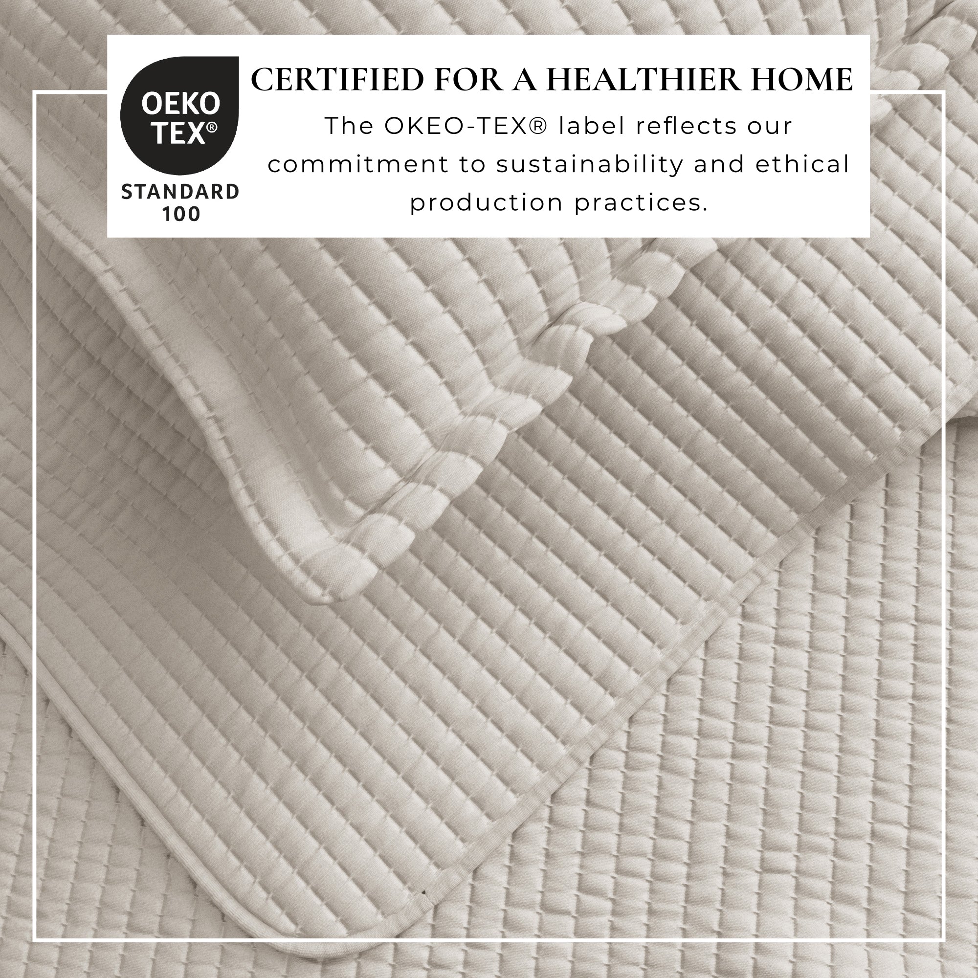Stitched Quilt Set with Shams