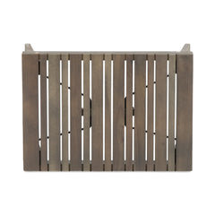 Temptation Outdoor Foldable Side Table with Slat Design - Side Tables