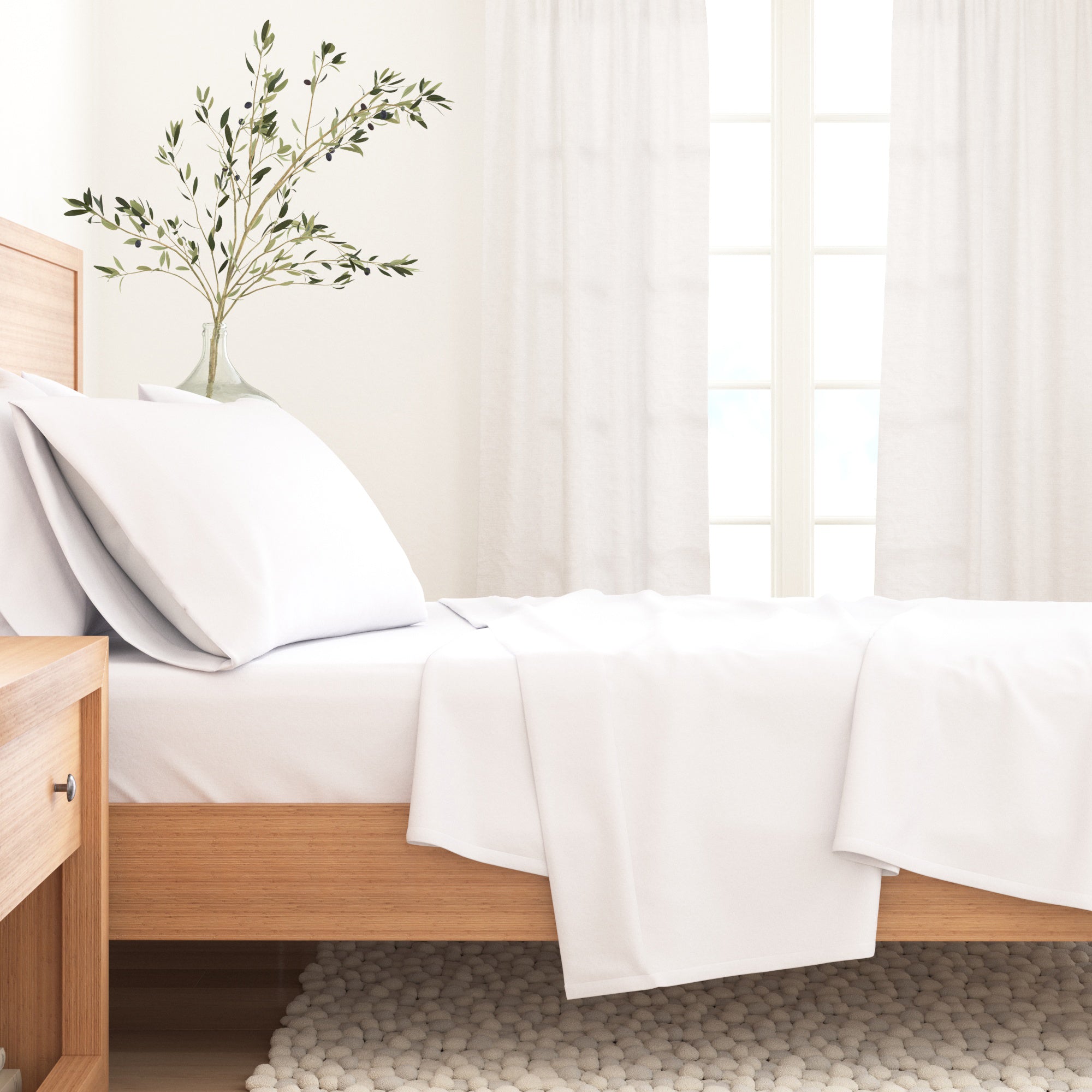 100% Turkish Cotton Flannel Sheet Sets