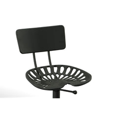 Tractor Seat Stool with Back - Adjustable Stool