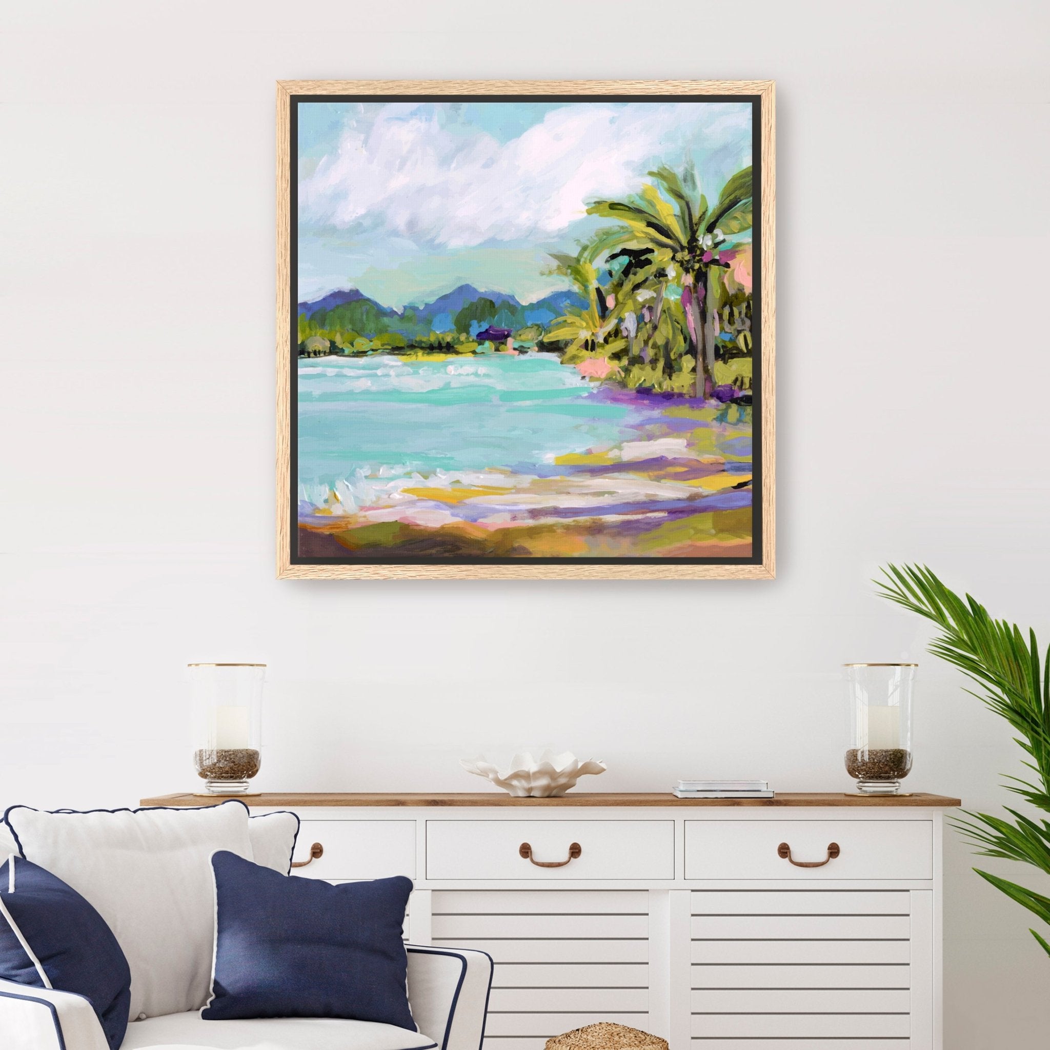 Tropical Landscape Canvas Giclee - Canvas Wall Art