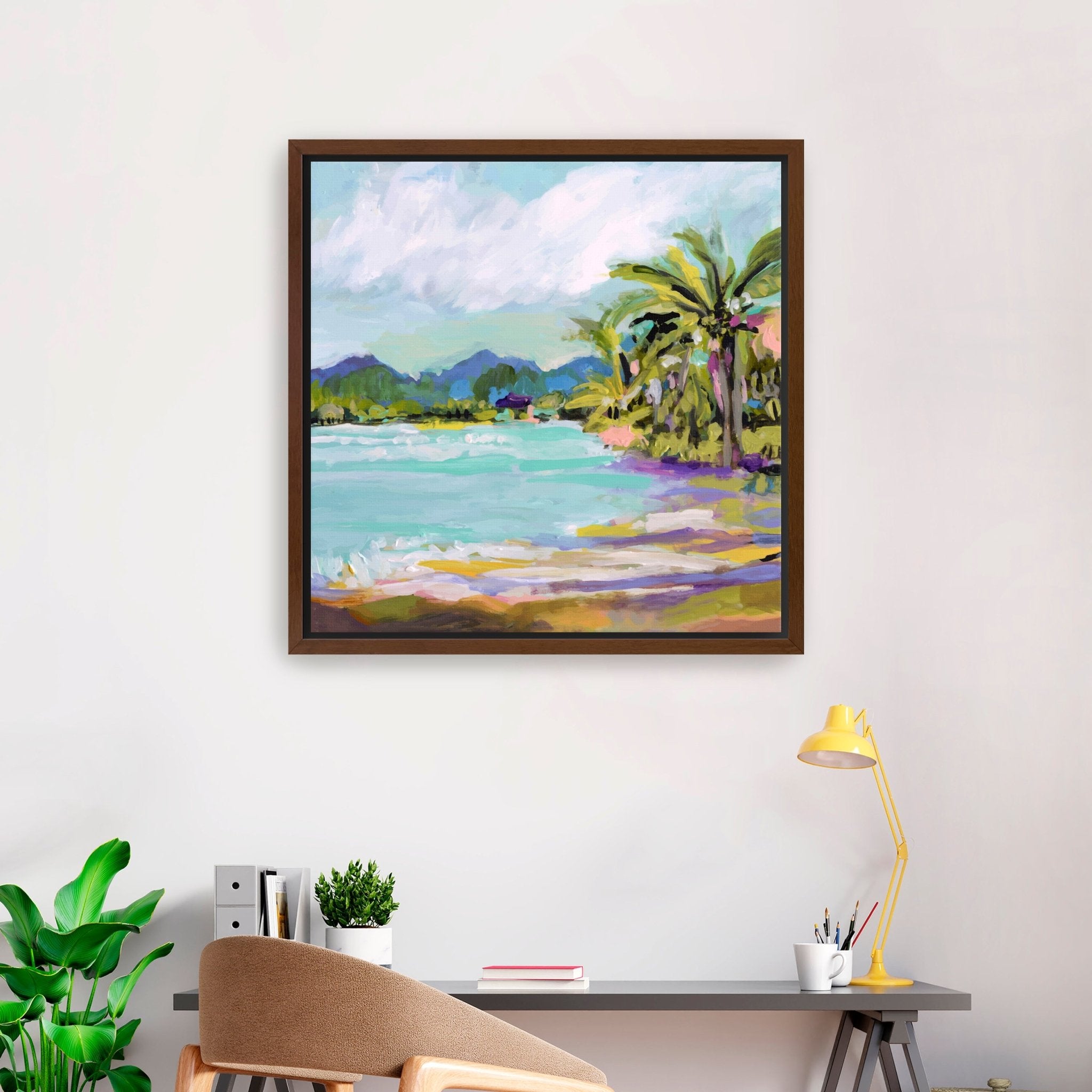 Tropical Landscape Canvas Giclee - Canvas Wall Art