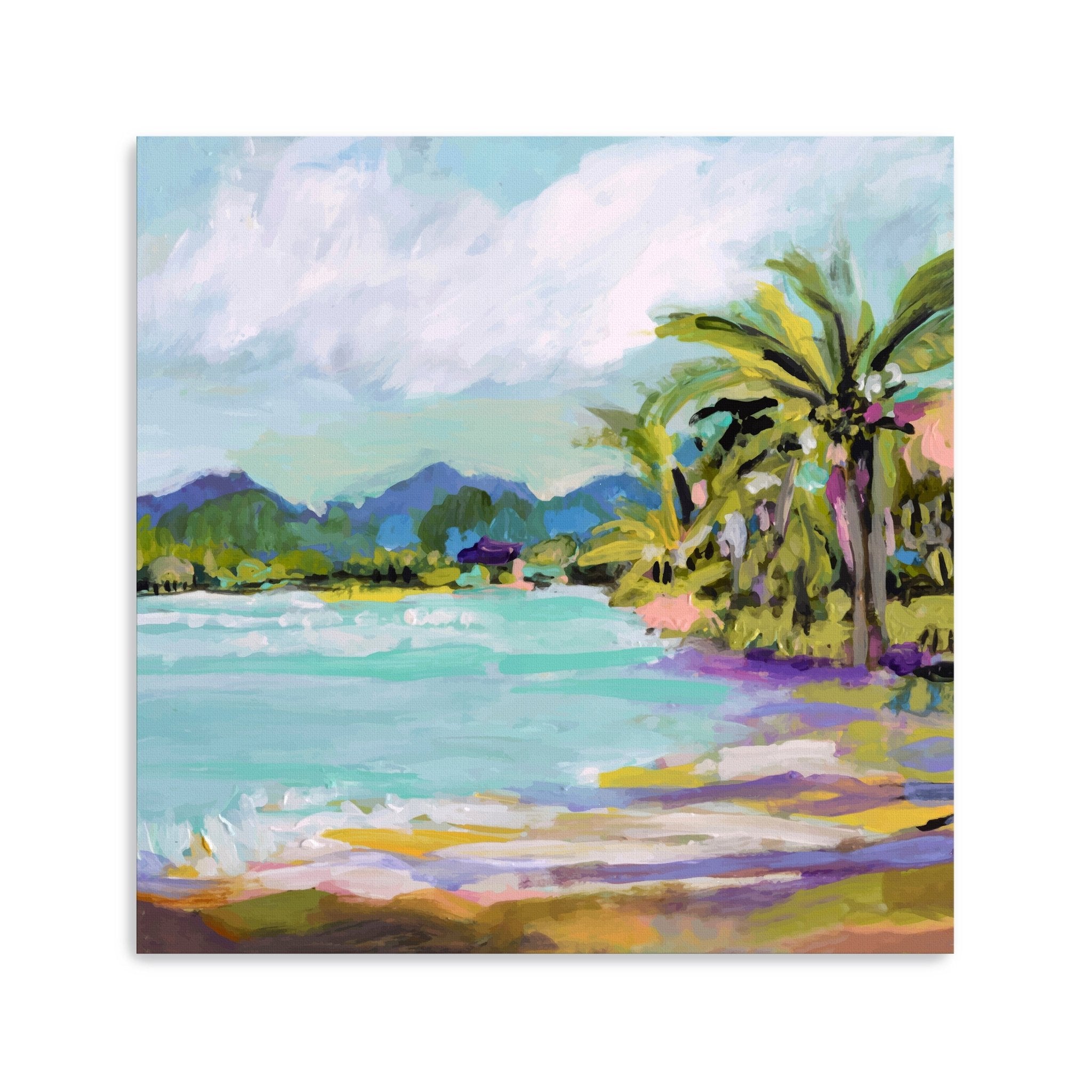Tropical Landscape Canvas Giclee - Canvas Wall Art