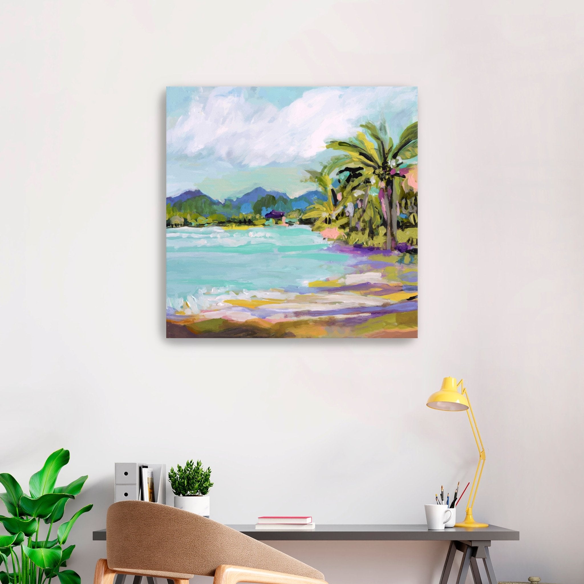 Tropical Landscape Canvas Giclee - Canvas Wall Art