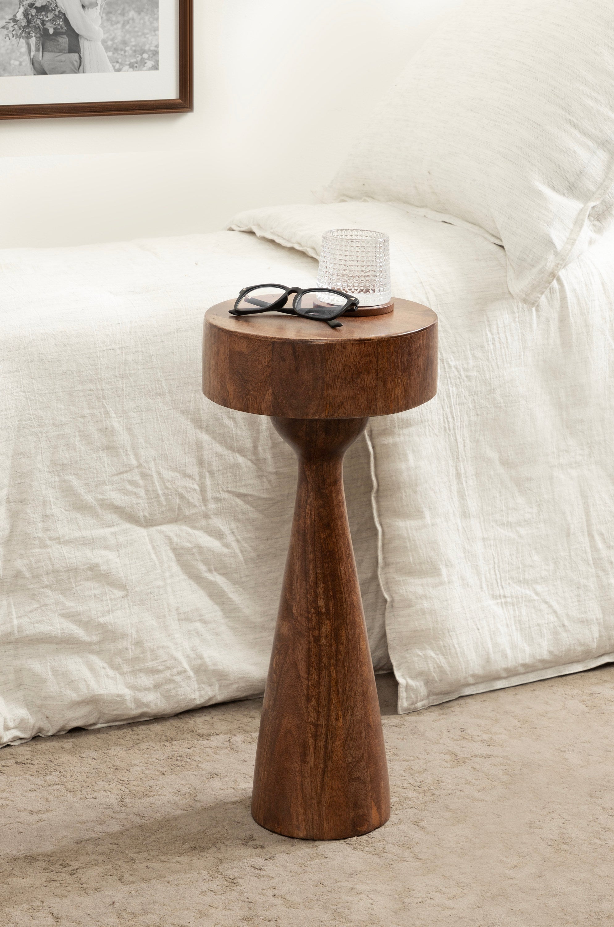 Solbrett Wood Drink Table