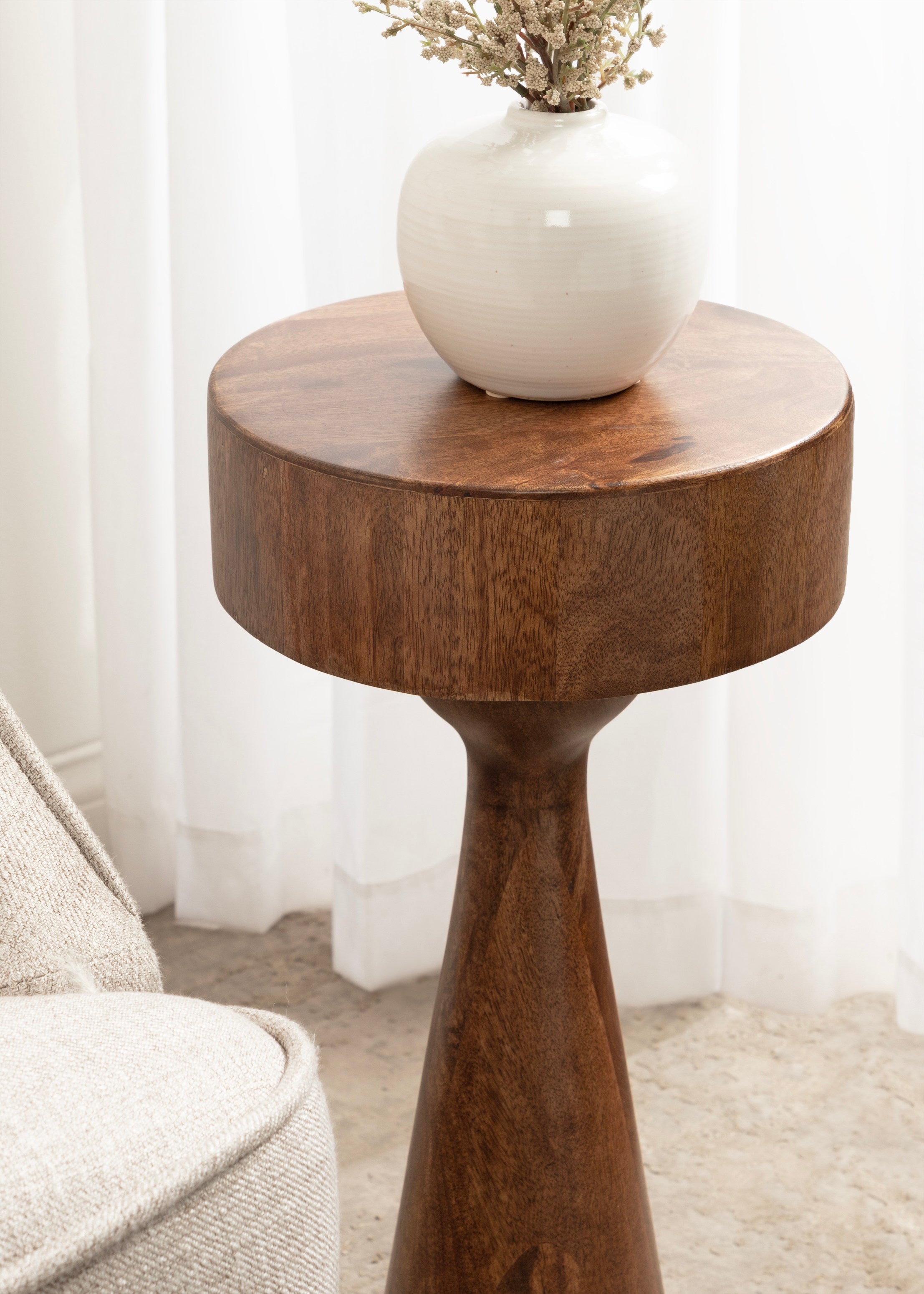 Solbrett Wood Drink Table