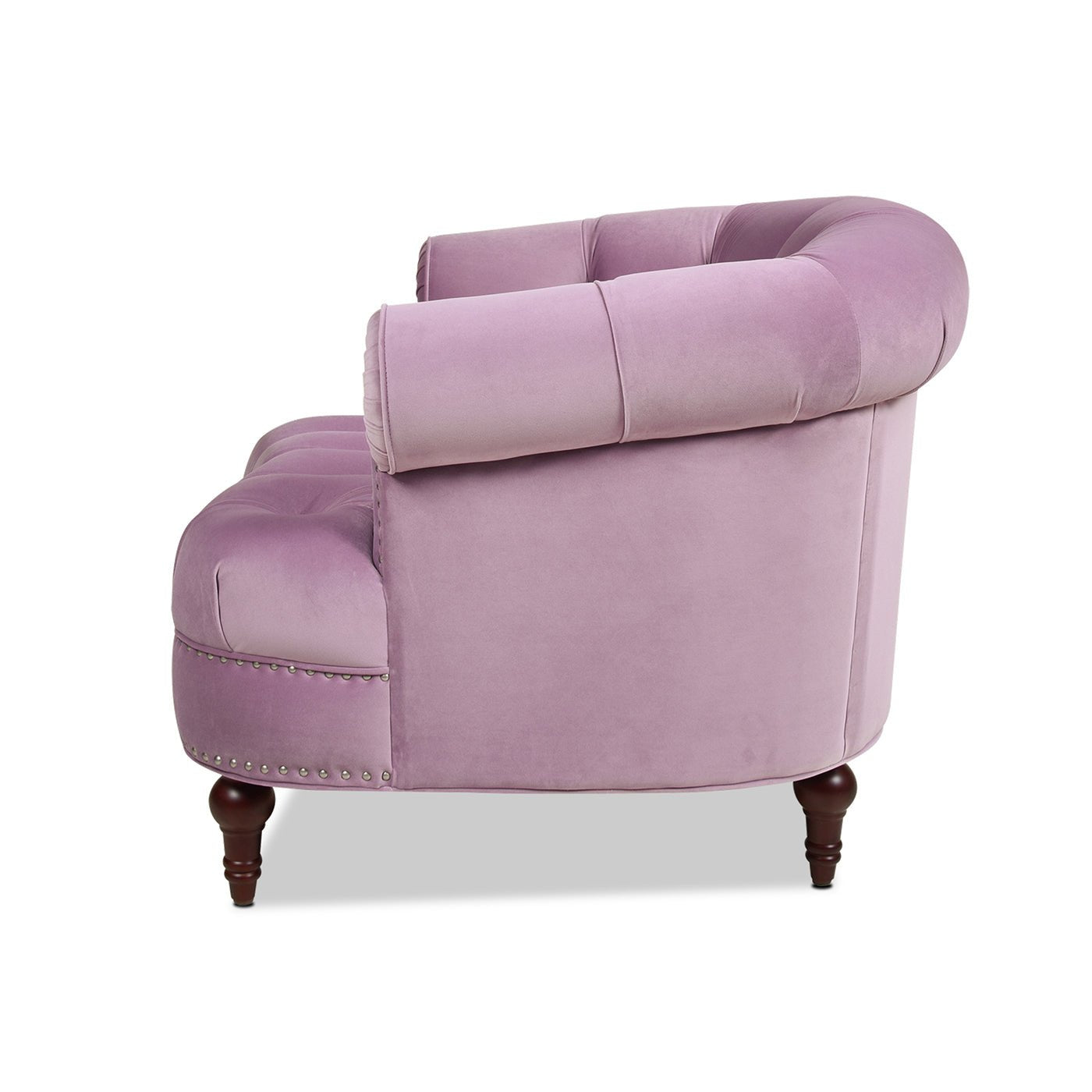 Upholstered Accent Chair with Rolled Arms and Nailhead Trim - Accent Chairs