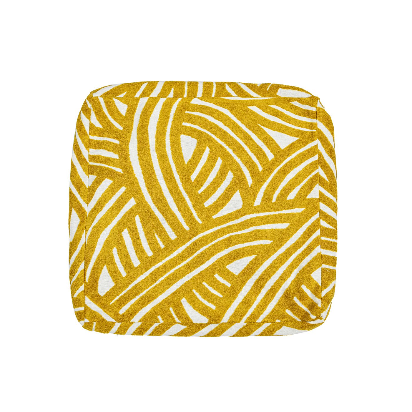 Upholstered Ottoman with Invisible Zipper - Ottomans