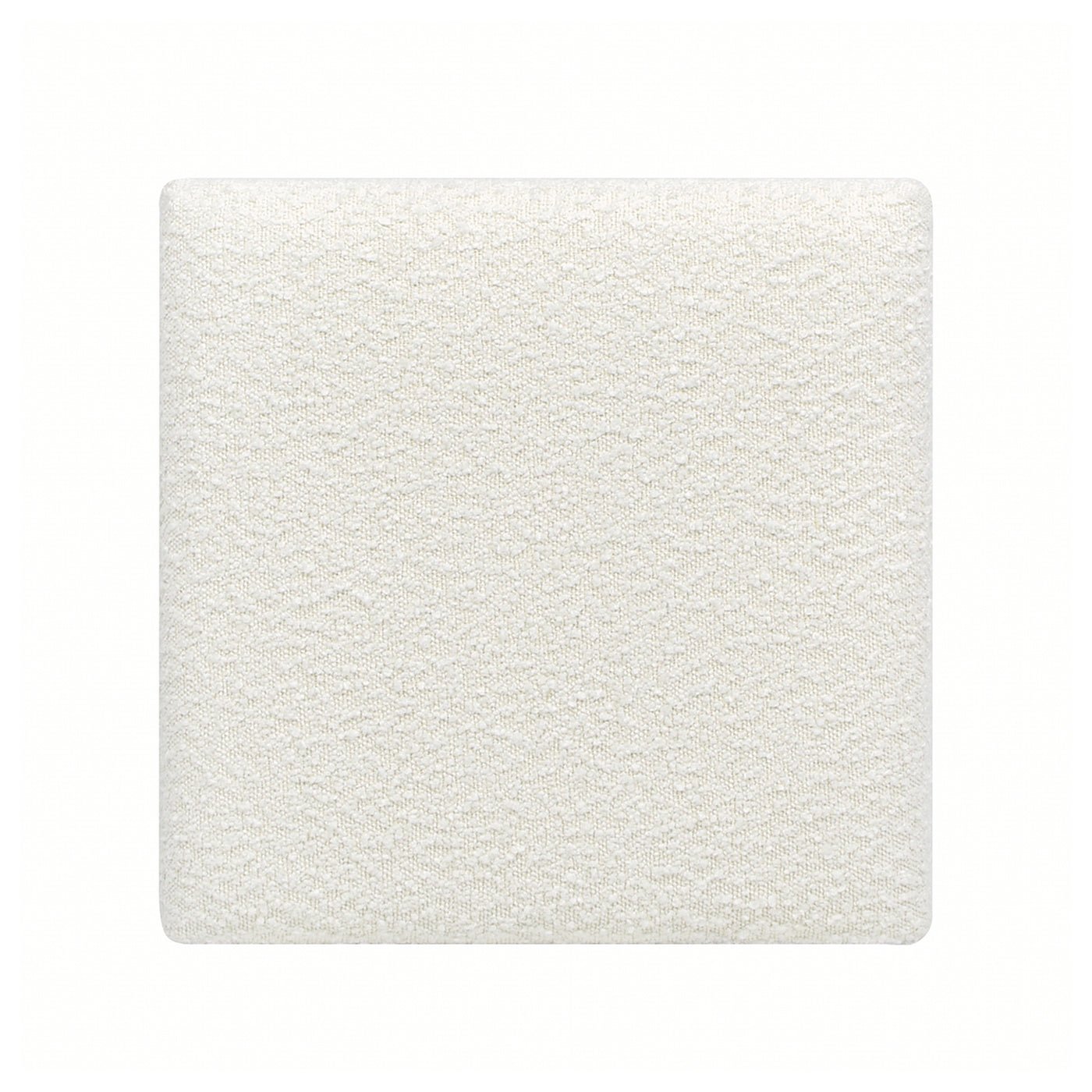 Upholstered Ottoman with Wood Legs - Ottomans