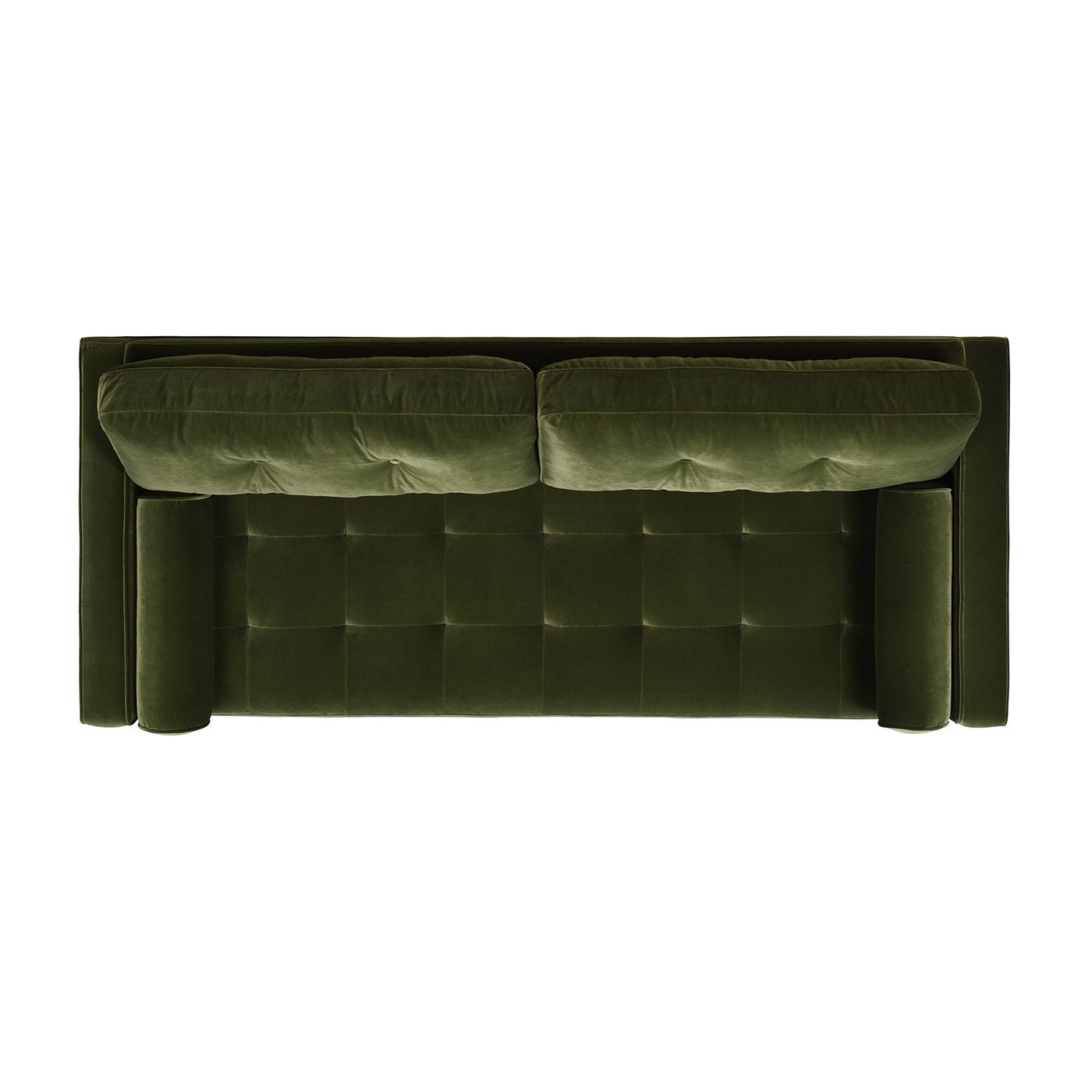 Upholstered Sofa with 2 Removable Cushions - Sofas