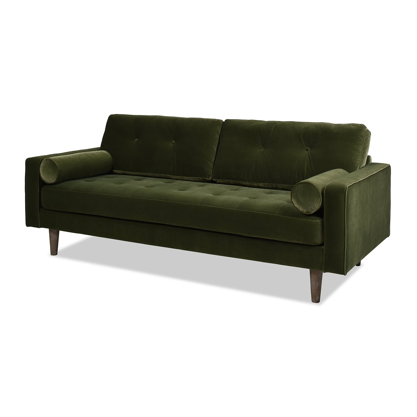 Upholstered Sofa with 2 Removable Cushions - Sofas