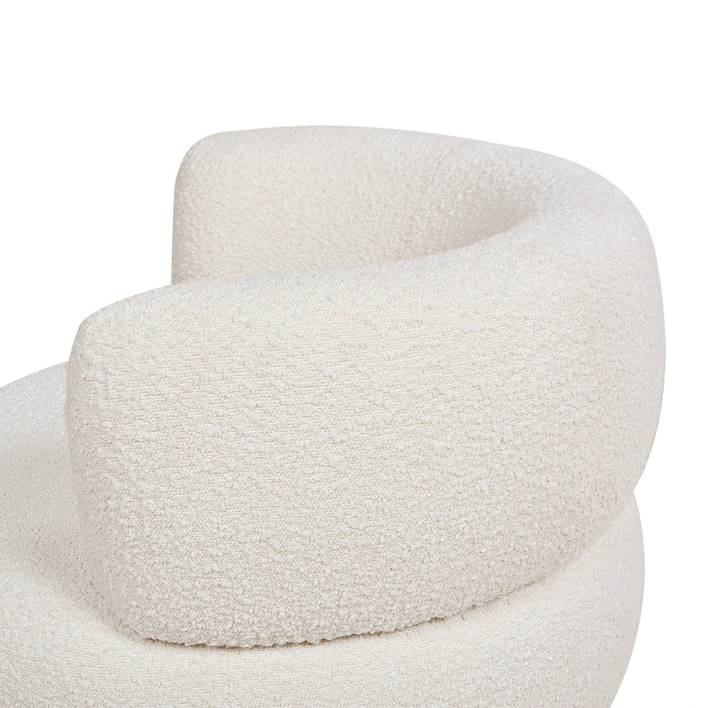 Upholstered Swivel Barrel Chair with Low Back and Wood Base - Accent Chairs
