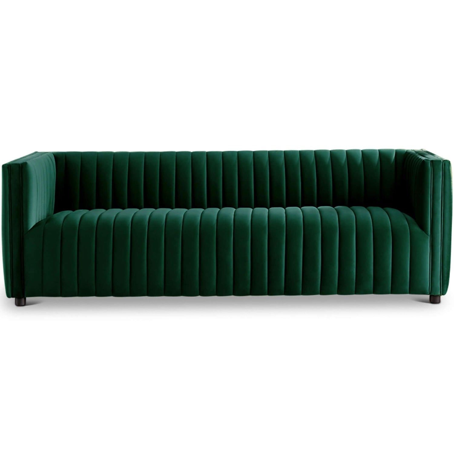 Uplift Channel Tufted Velvet Sofa - Sofas