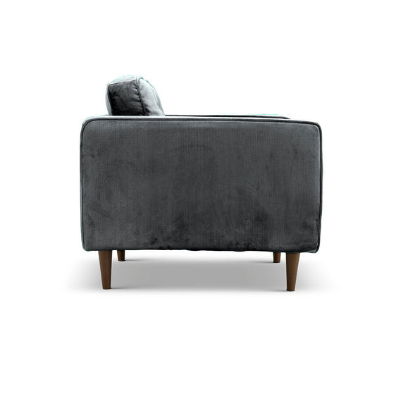 Velvet Button Tufted Lounge Chair - Accent Chairs