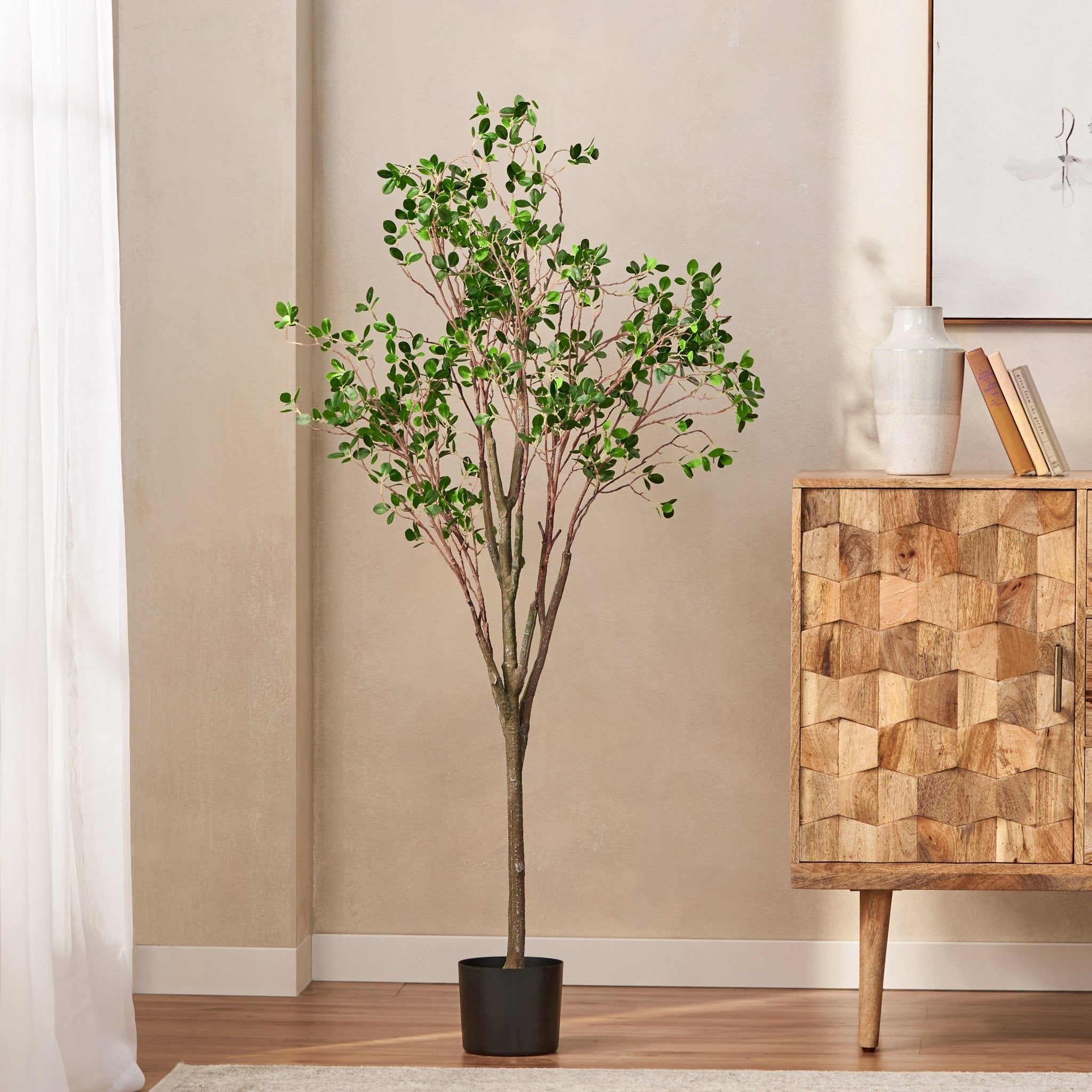 Veracity Artificial Milan Leaves Bonsai - Potted Plants