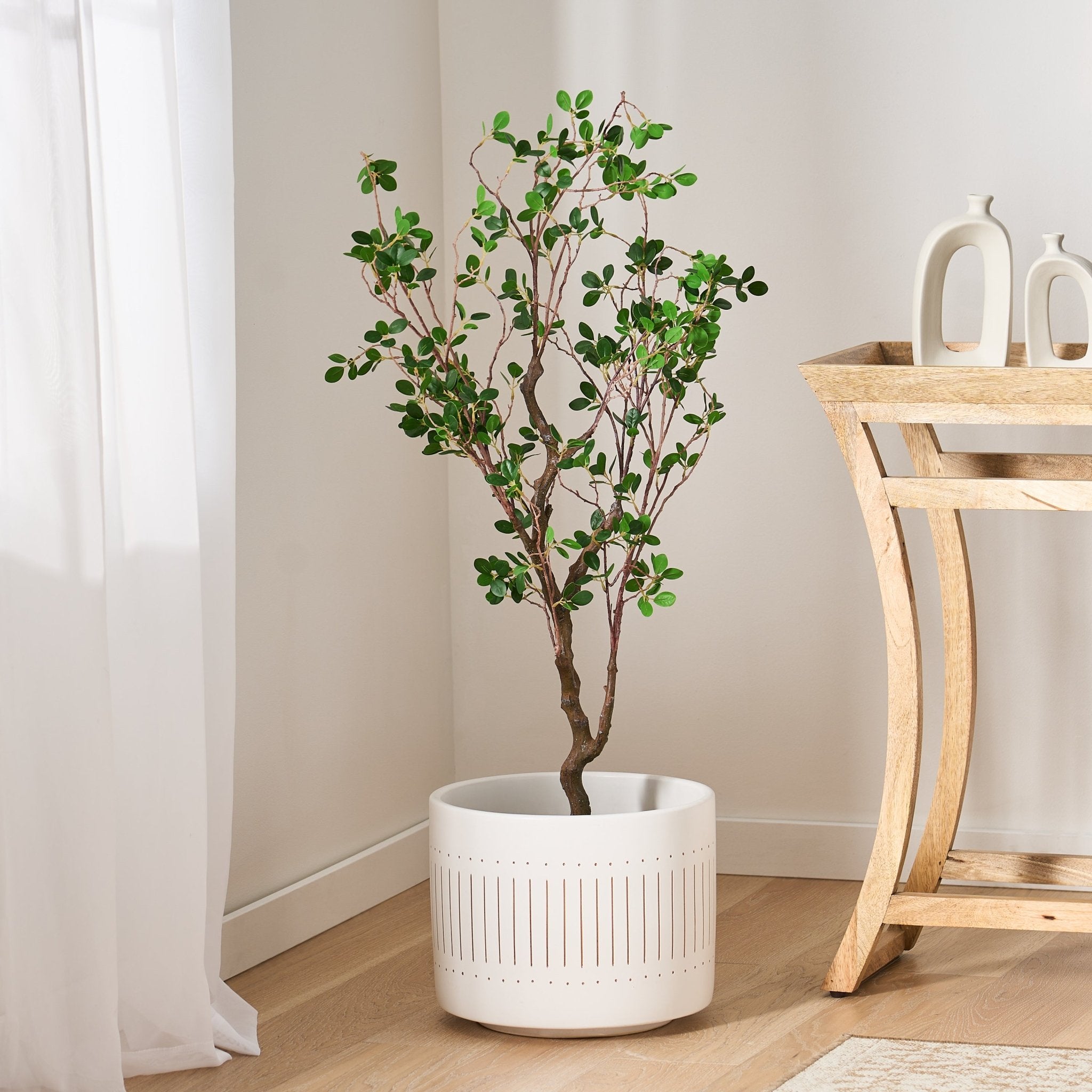 Veracity Artificial Milan Leaves Bonsai - Potted Plants