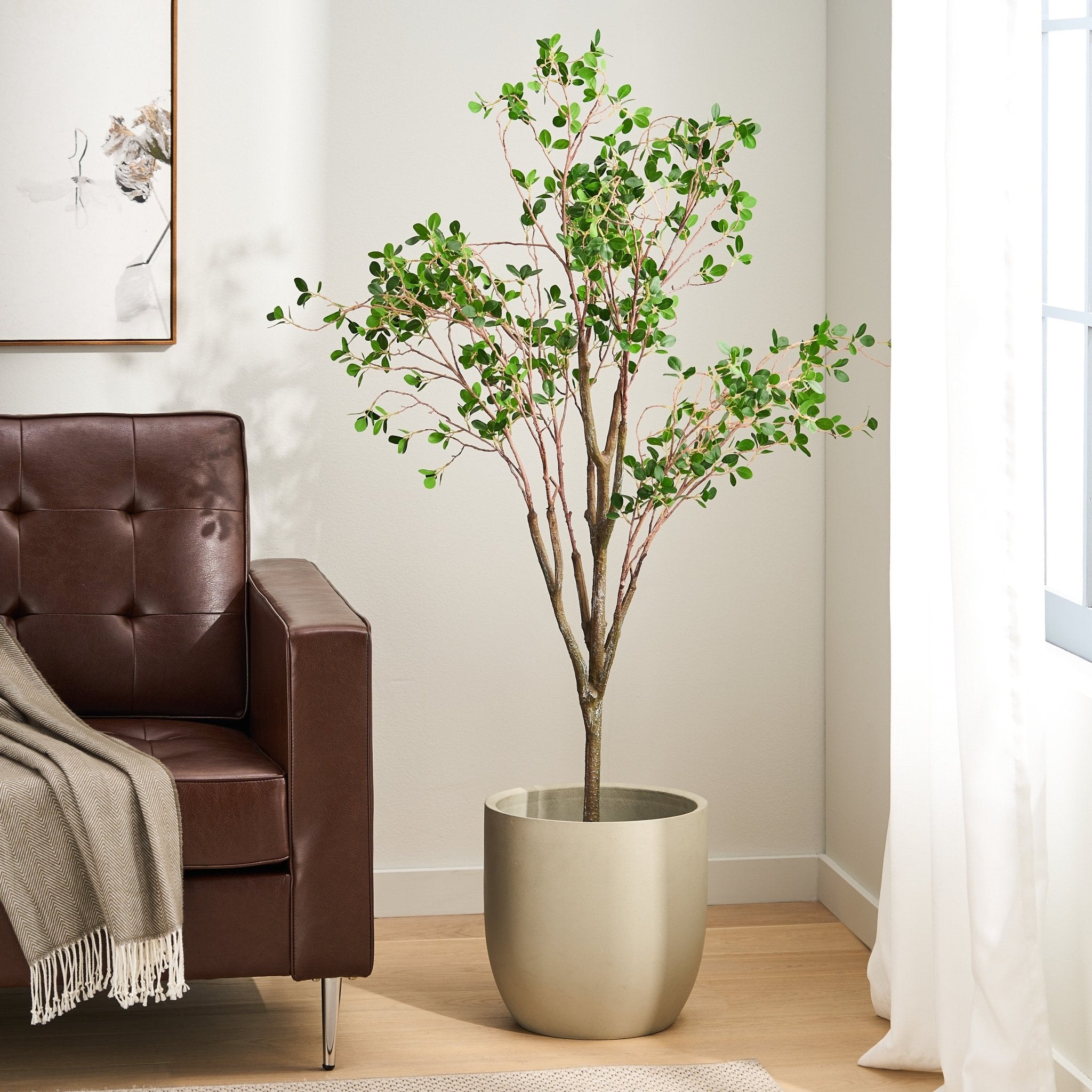 Veracity Artificial Milan Leaves Bonsai - Potted Plants