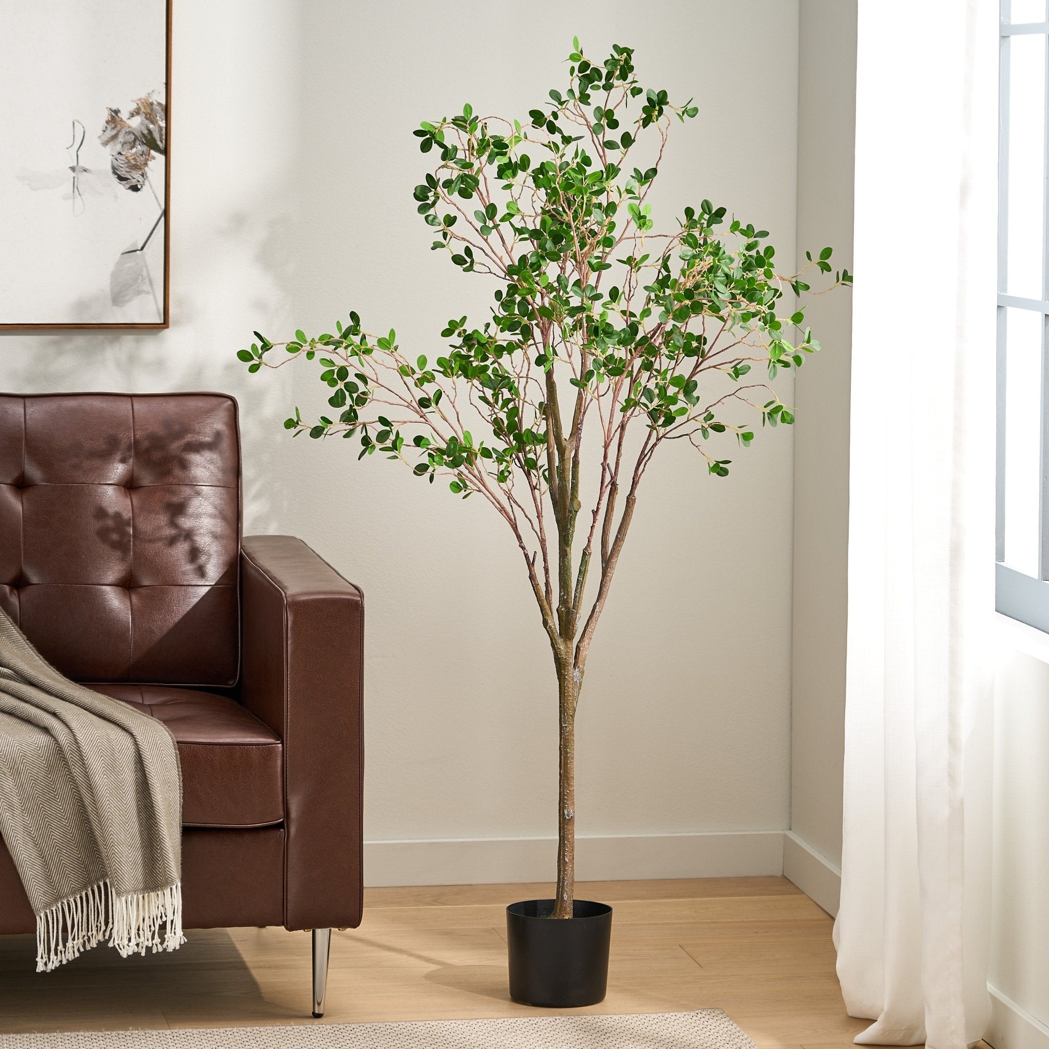 Veracity Artificial Milan Leaves Bonsai - Potted Plants