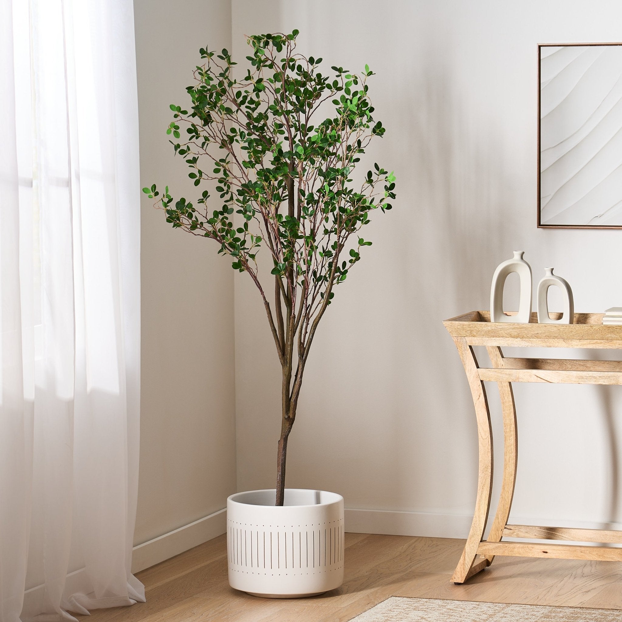 Veracity Artificial Milan Leaves Bonsai - Potted Plants