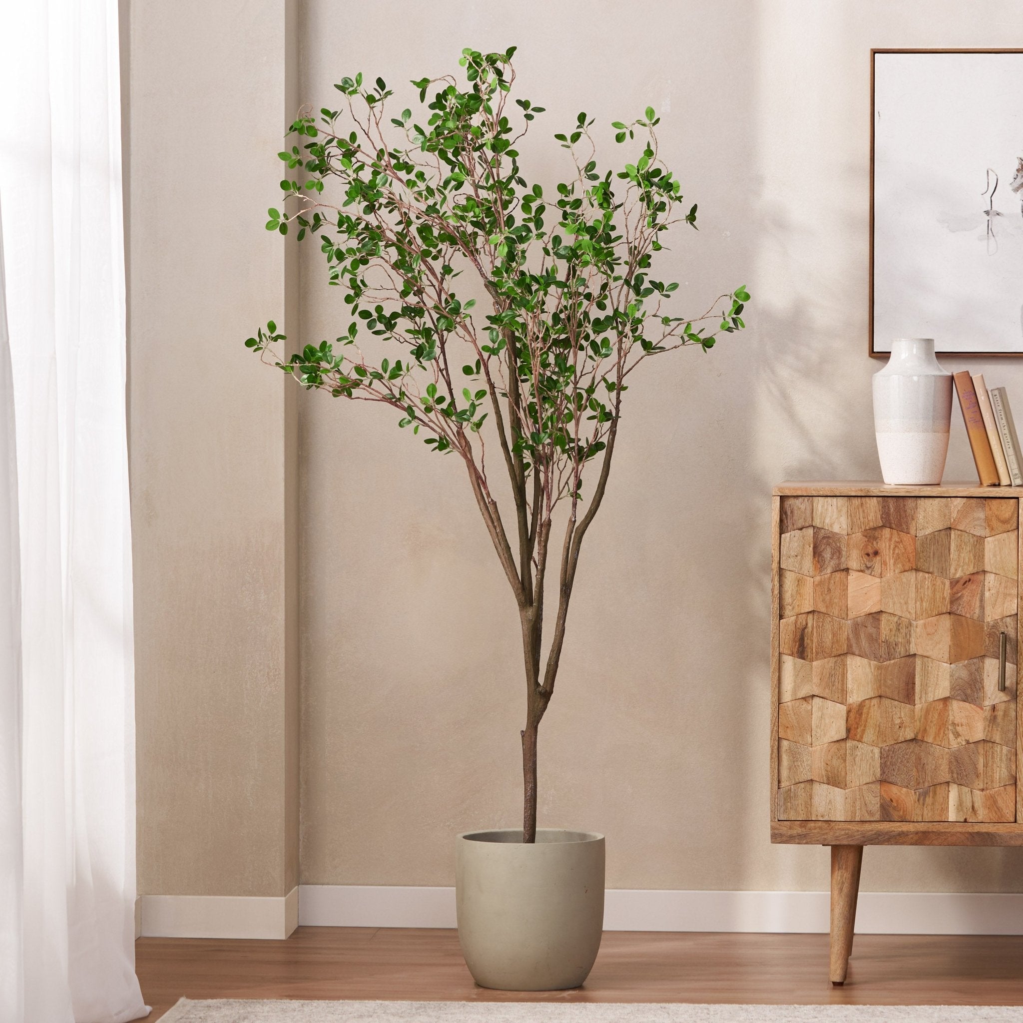 Veracity Artificial Milan Leaves Bonsai - Potted Plants